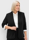 sheego Blazer met reverskraag - zwart