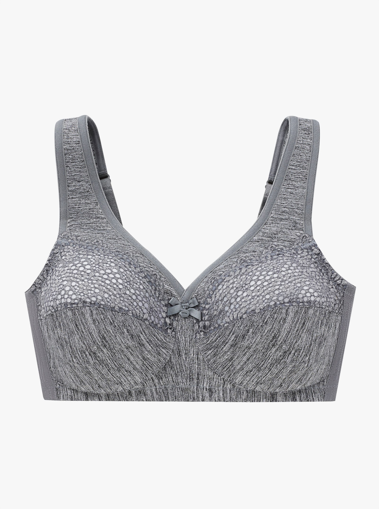Glamorise Steunbeha zonder beugel - grijs gemêleerd