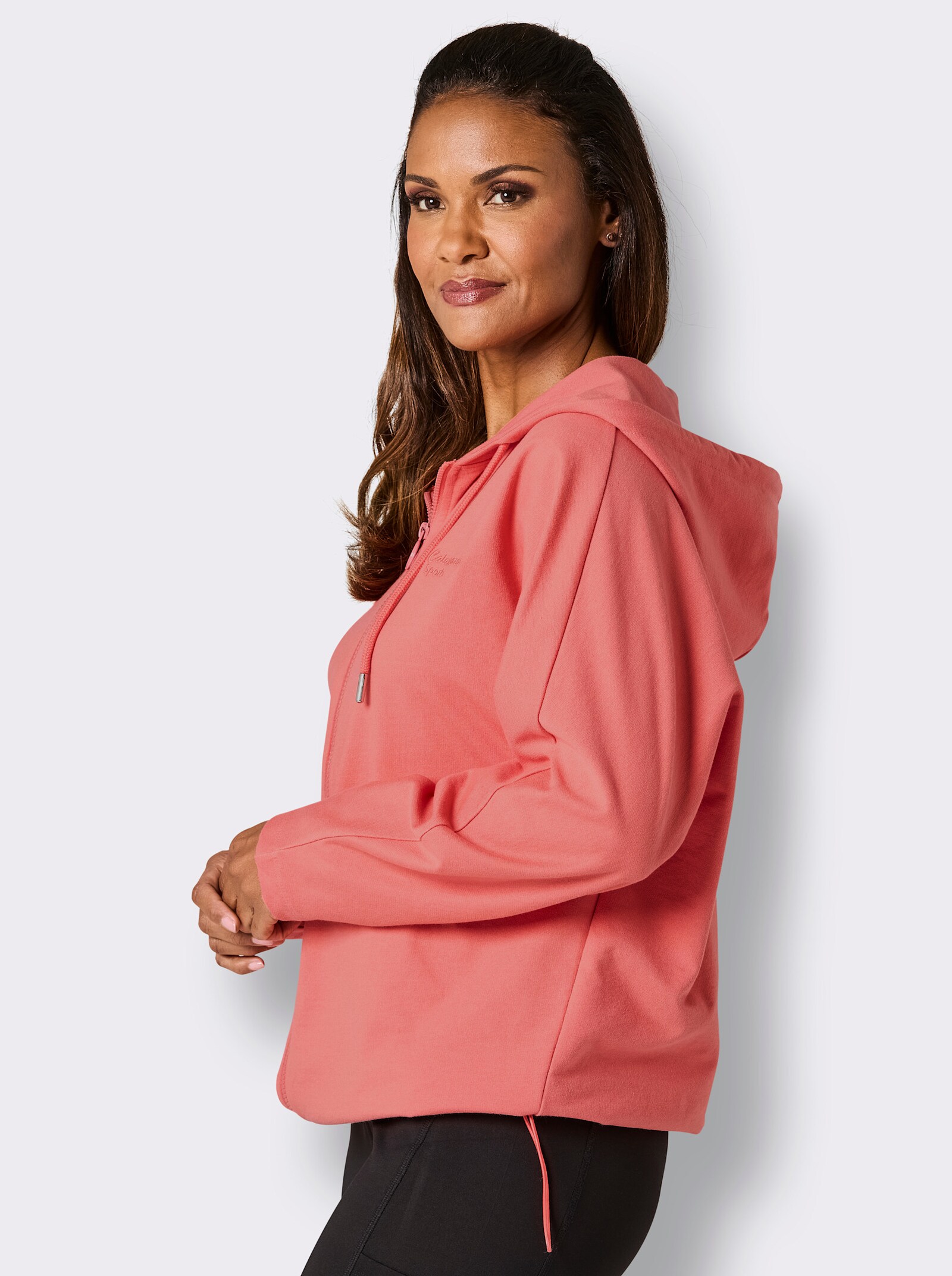 Catamaran Sports Shirtjacke mit 2-Wege-Reißverschluss - koralle