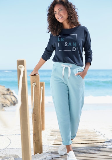 Elbsand Langarmshirt - marine