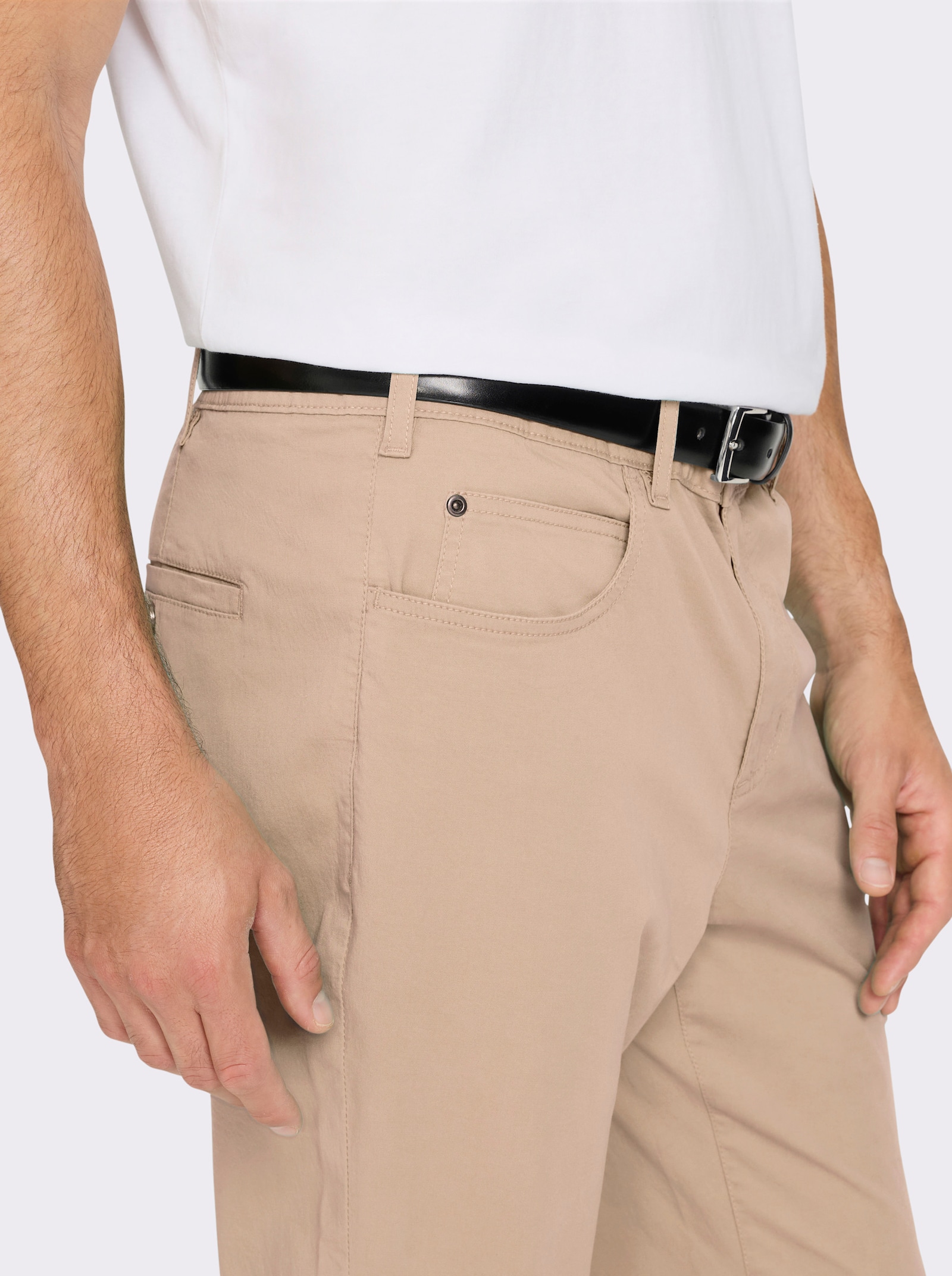 Catamaran Broek van zomers twill - beige