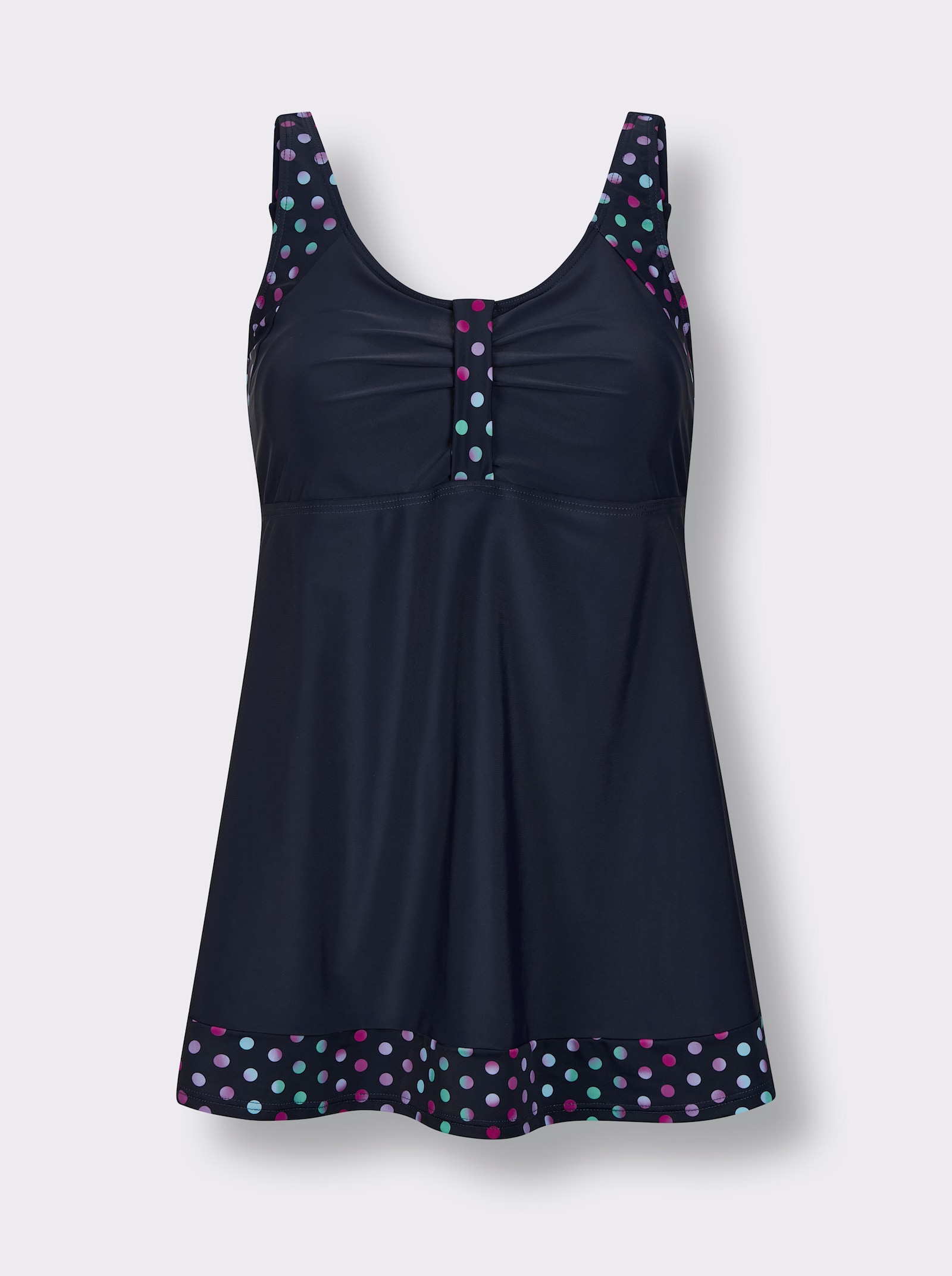 feel good Haut de tankini - marine-magenta imprimé