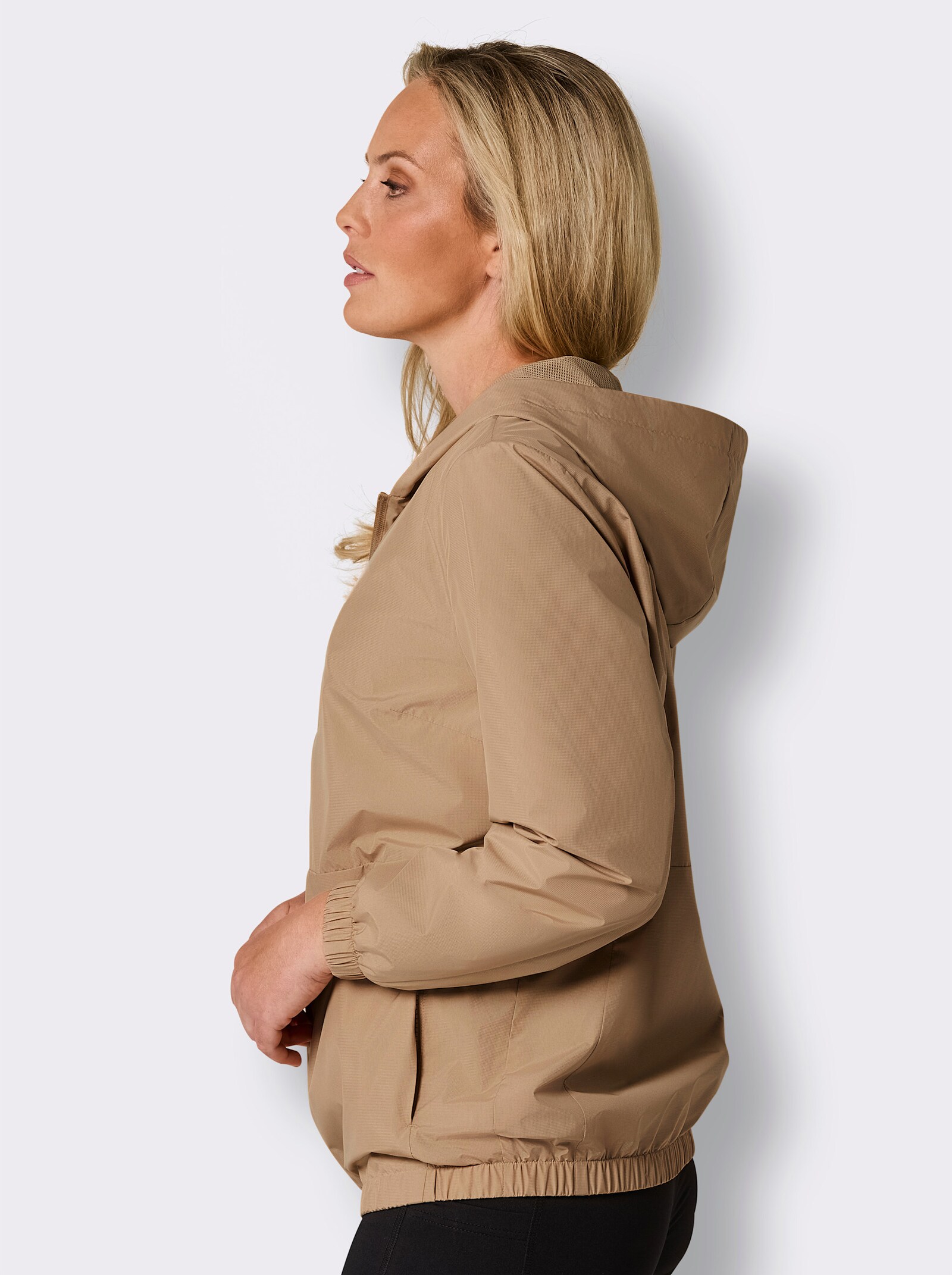 Catamaran Sports Funktionsjacke mit Kapuze - camel