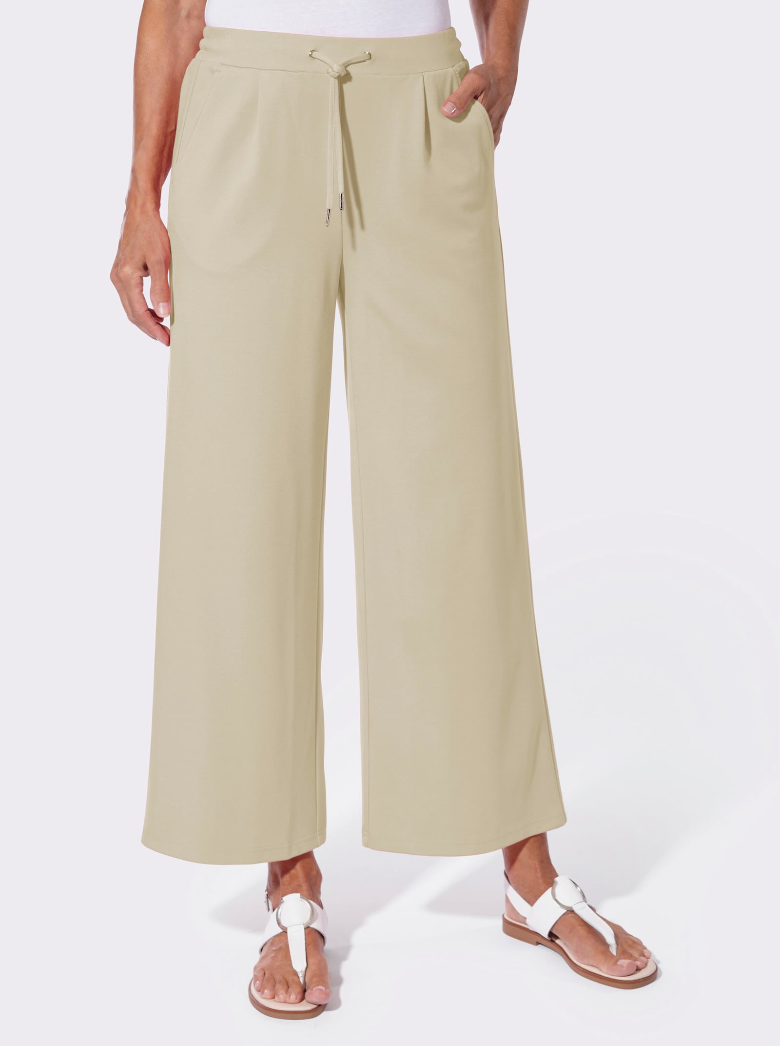 Jerseyhose in Culotte-Form - sand