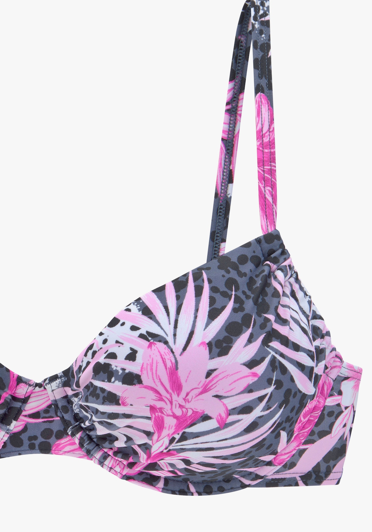 Buffalo Beugelbikini - marine/pink