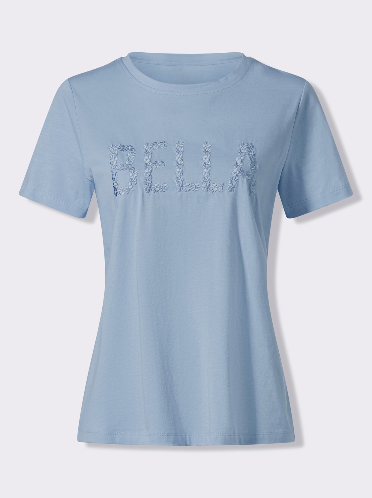 heine Kurzarmshirt - eisblau