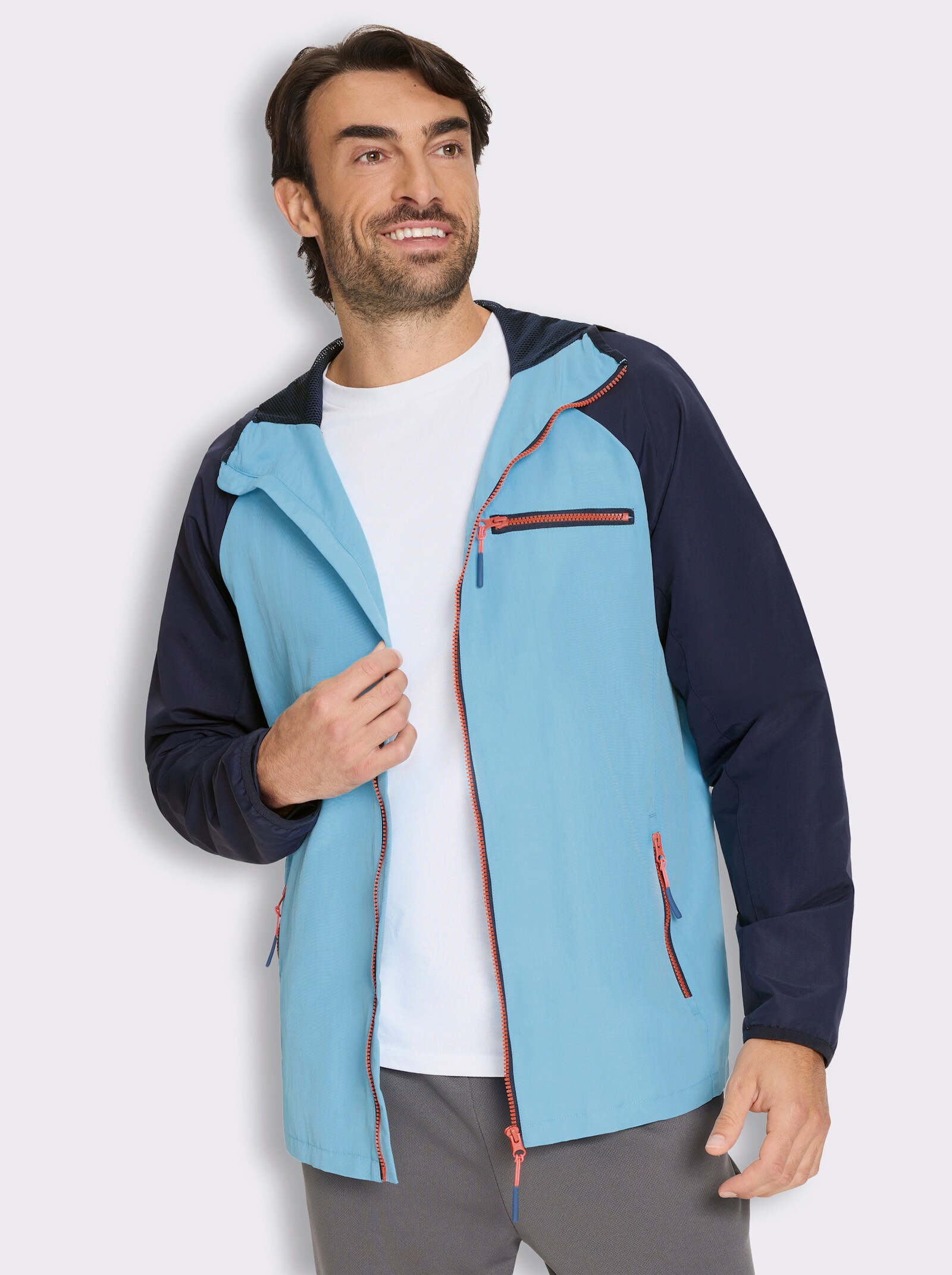 Catamaran Sports Funktionsjacke mit Kapuze - aqua-marine
