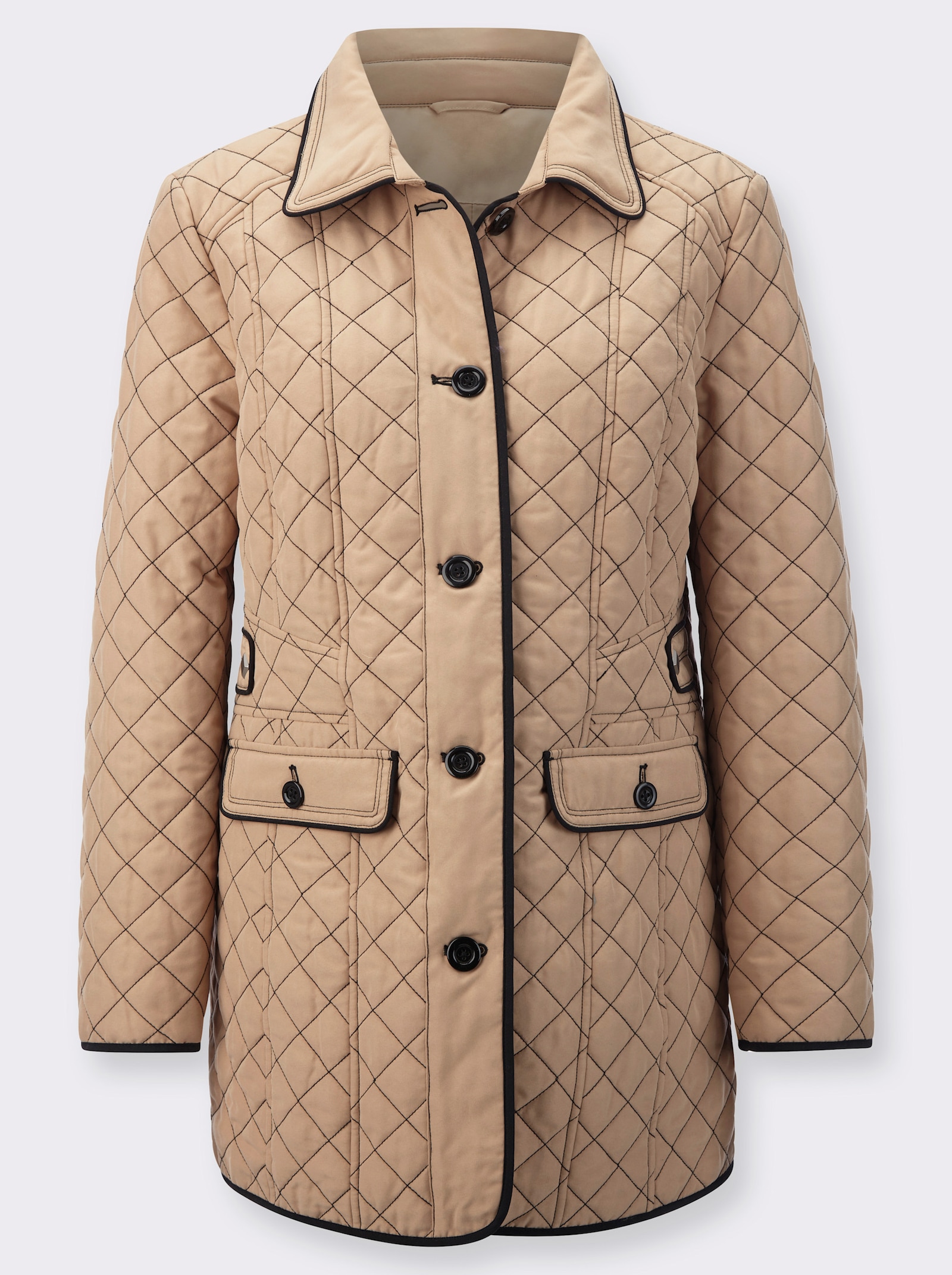 Steppjacke in Micro-Moss-Qualität - camel