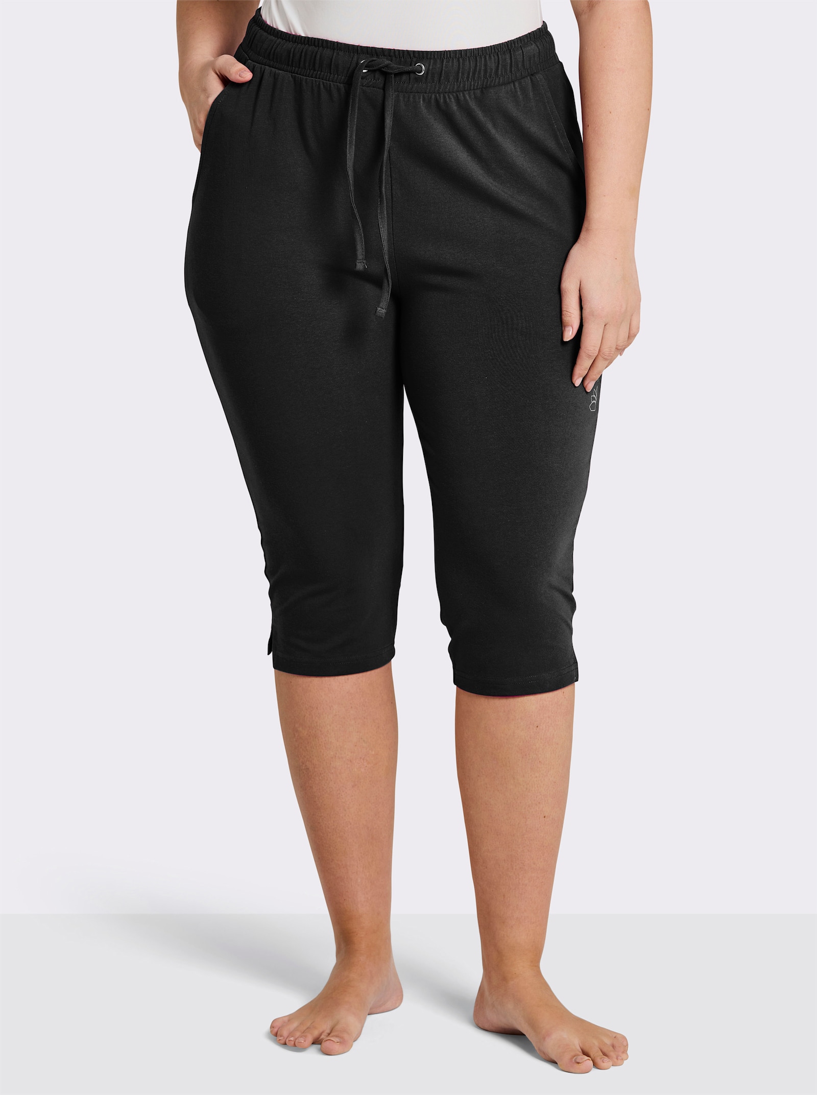 feel good Capri-Hose - schwarz