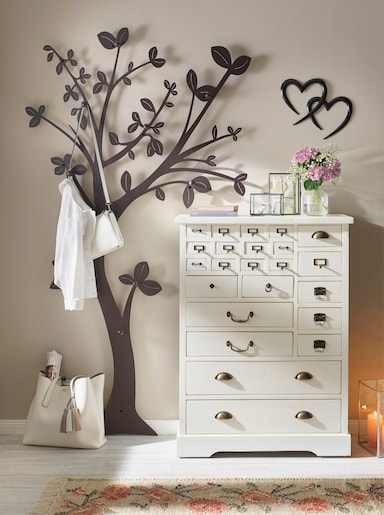 heine home Wandgarderobe - schwarzbraun