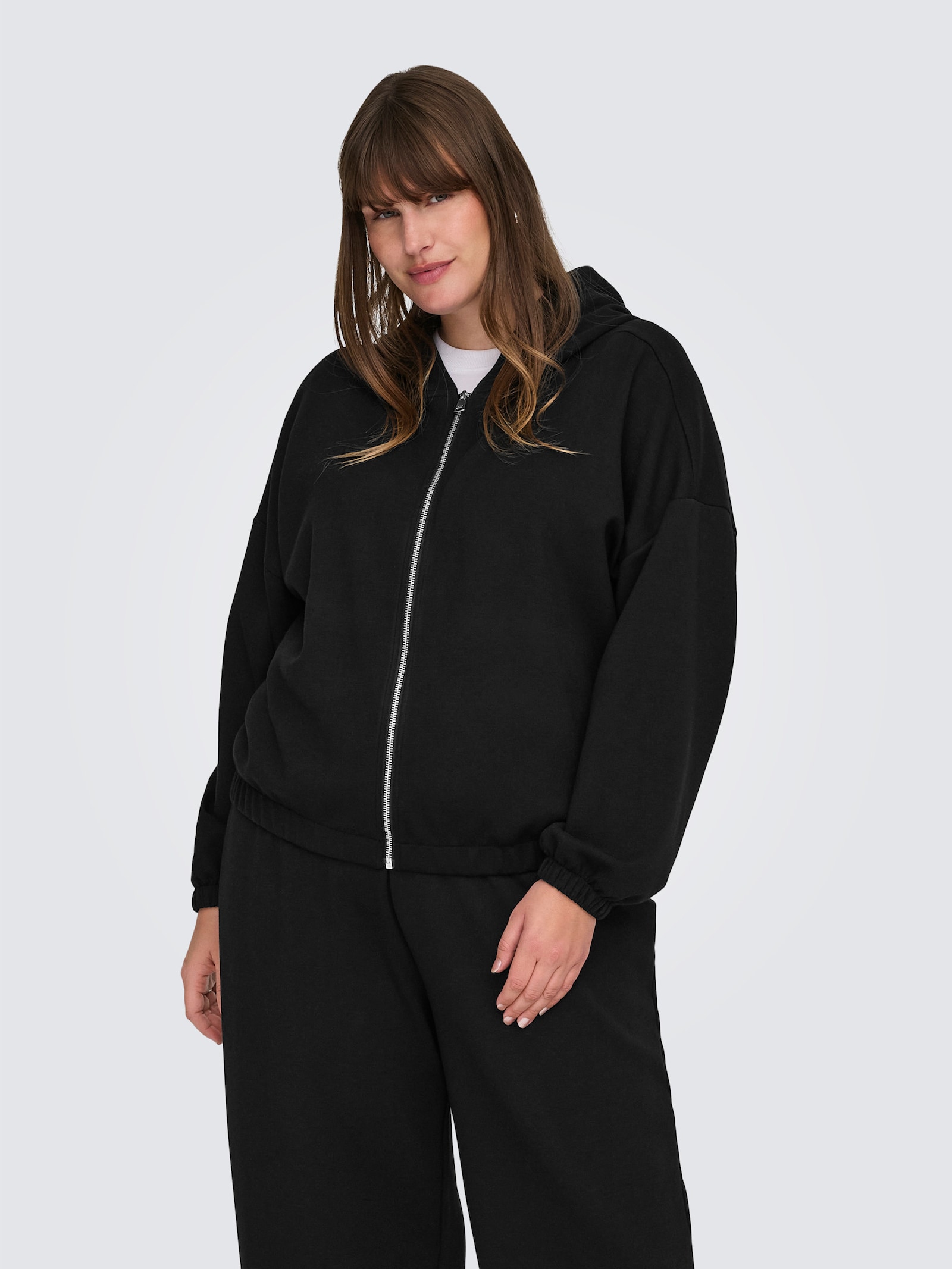 ONLY CARMAKOMA Kapuzensweatshirt - black