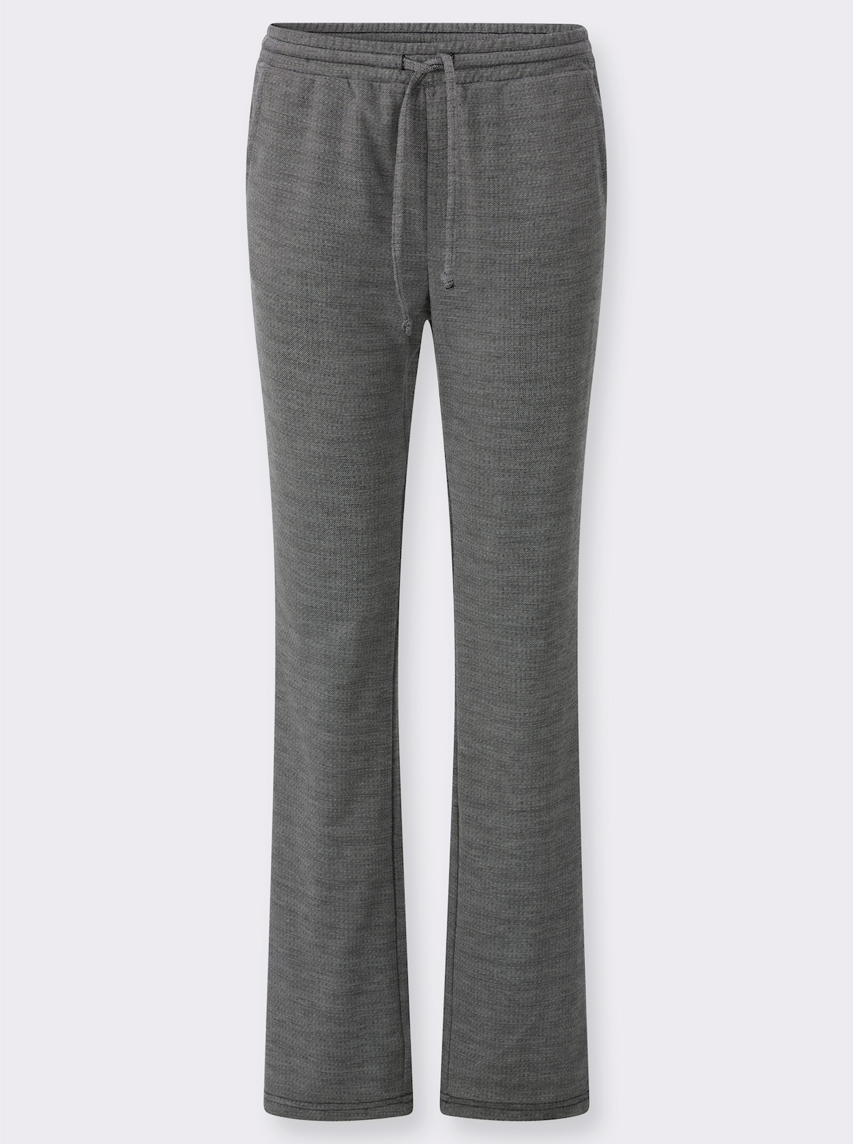 Jerseyhose - schwarz-steingrau-meliert
