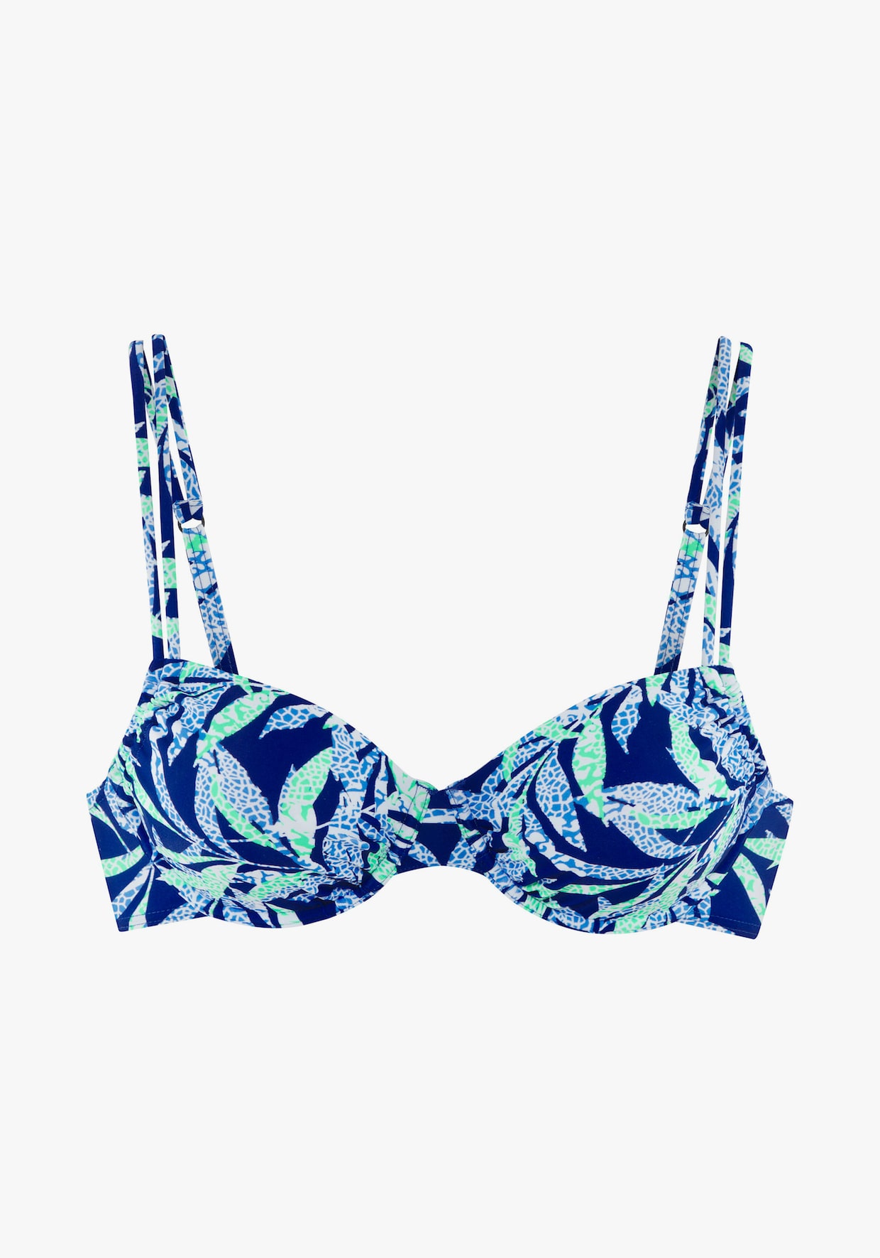 Vivance Beugelbikinitop - blauw bedrukt