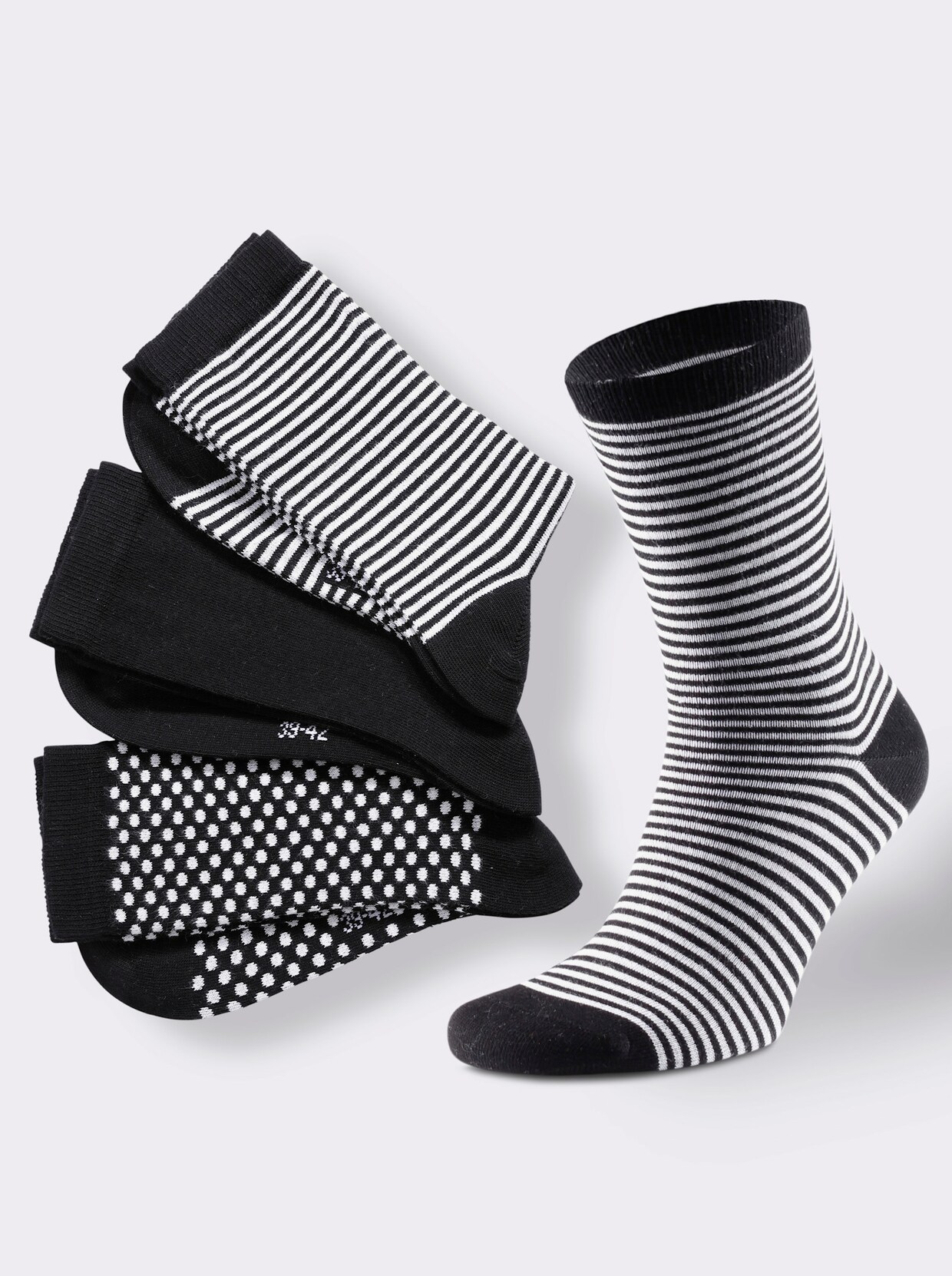 wäschepur Damen-Socken - schwarz