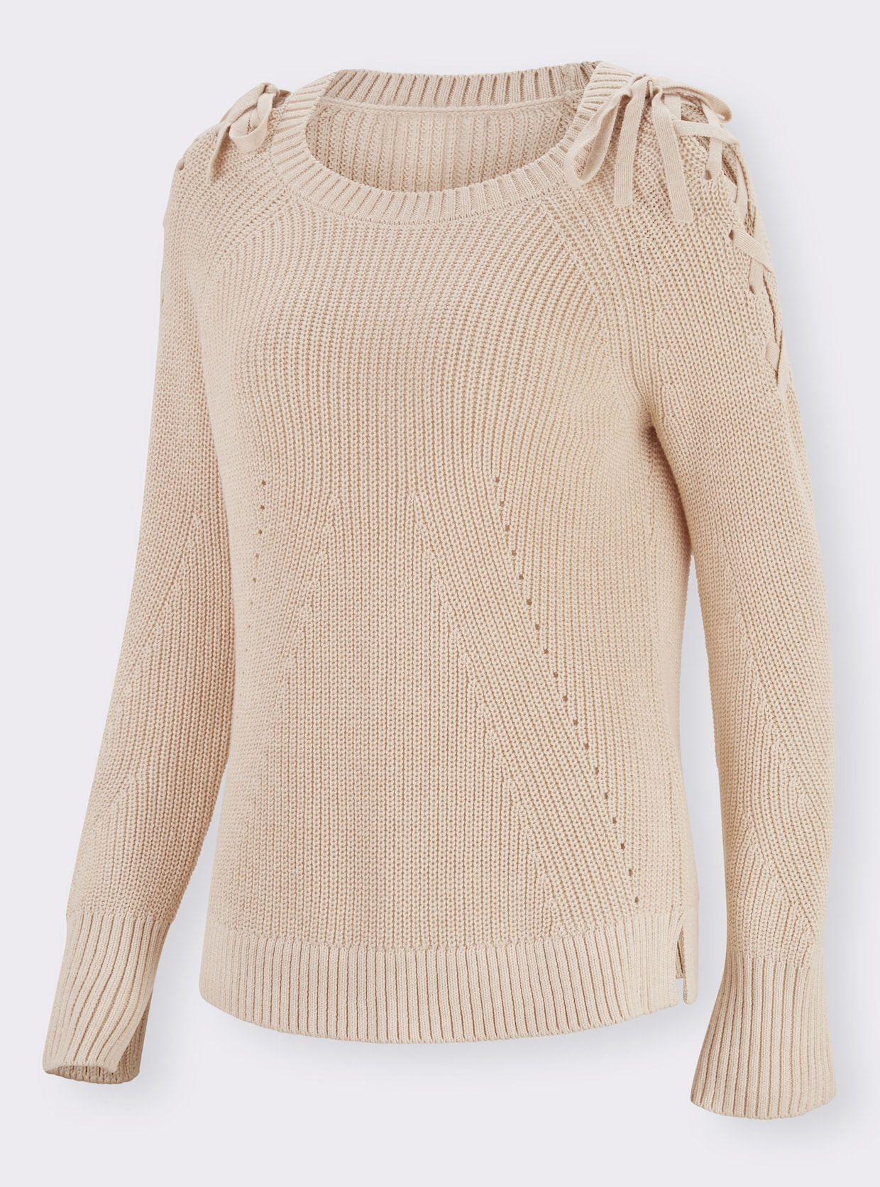 heine Pullover - sand-meliert