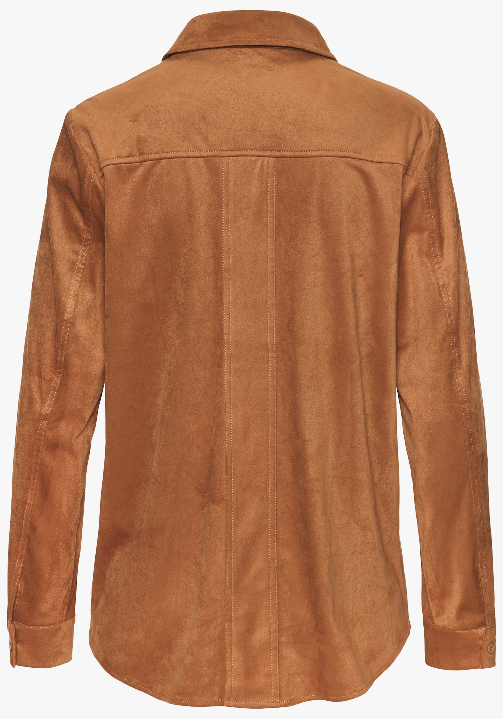 LASCANA Hemdbluse - cognacfarben