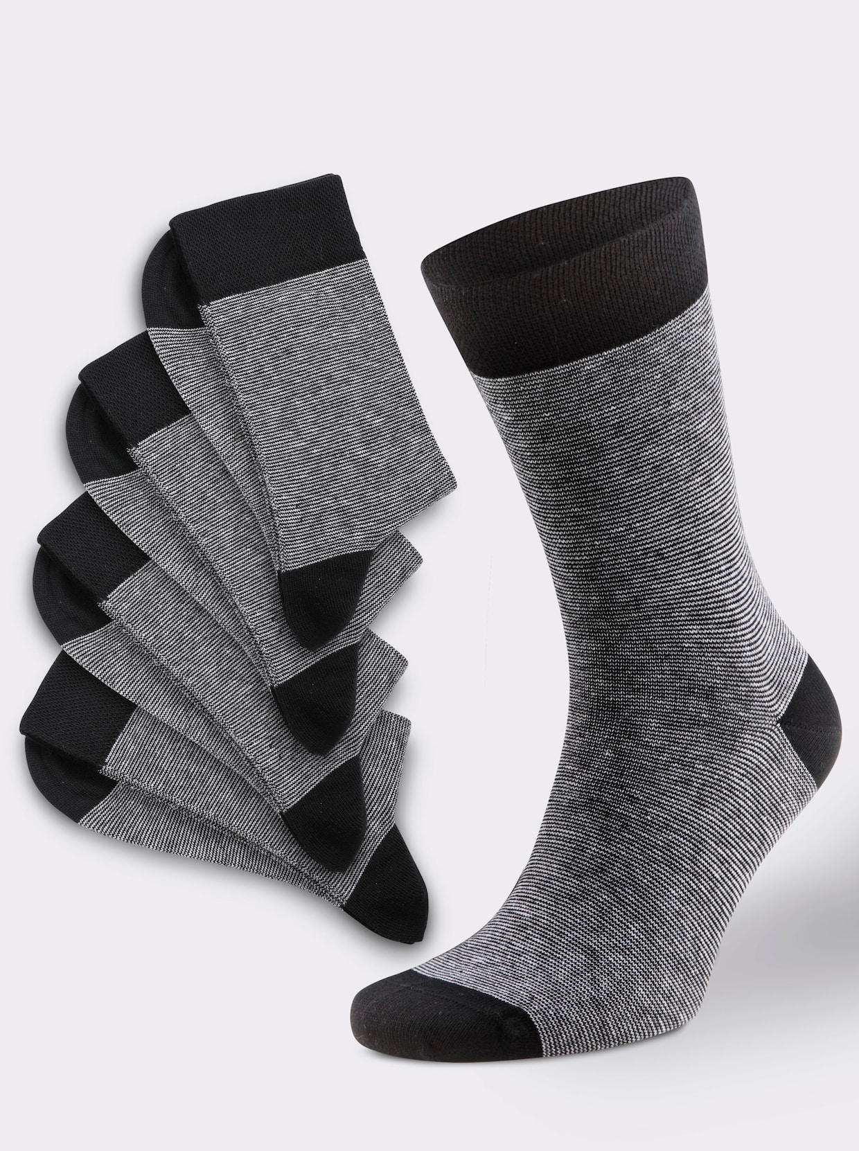 wäschepur Socken - schwarz