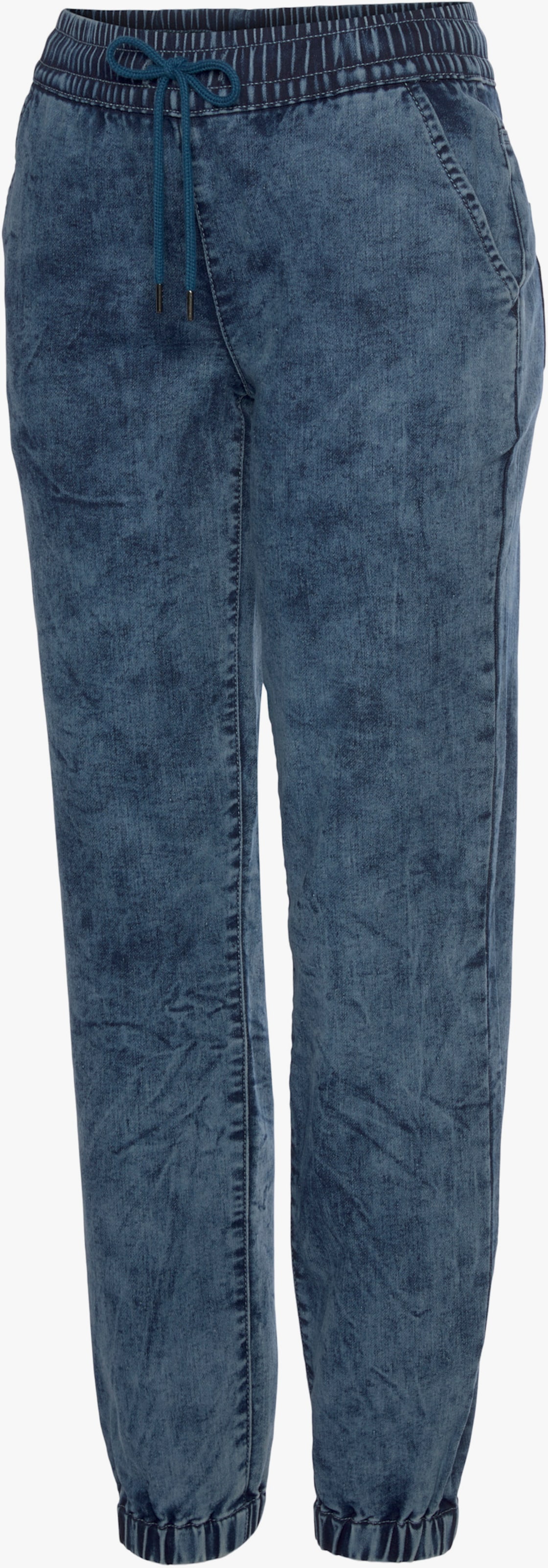 H.I.S pantalon de jogging - bleu foncé-délavé