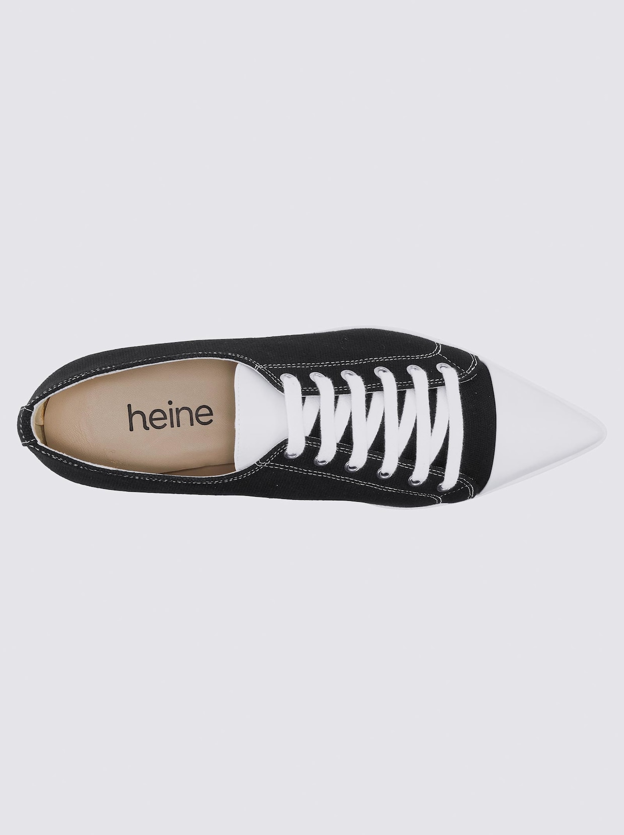 heine Sneaker - schwarz-weiß