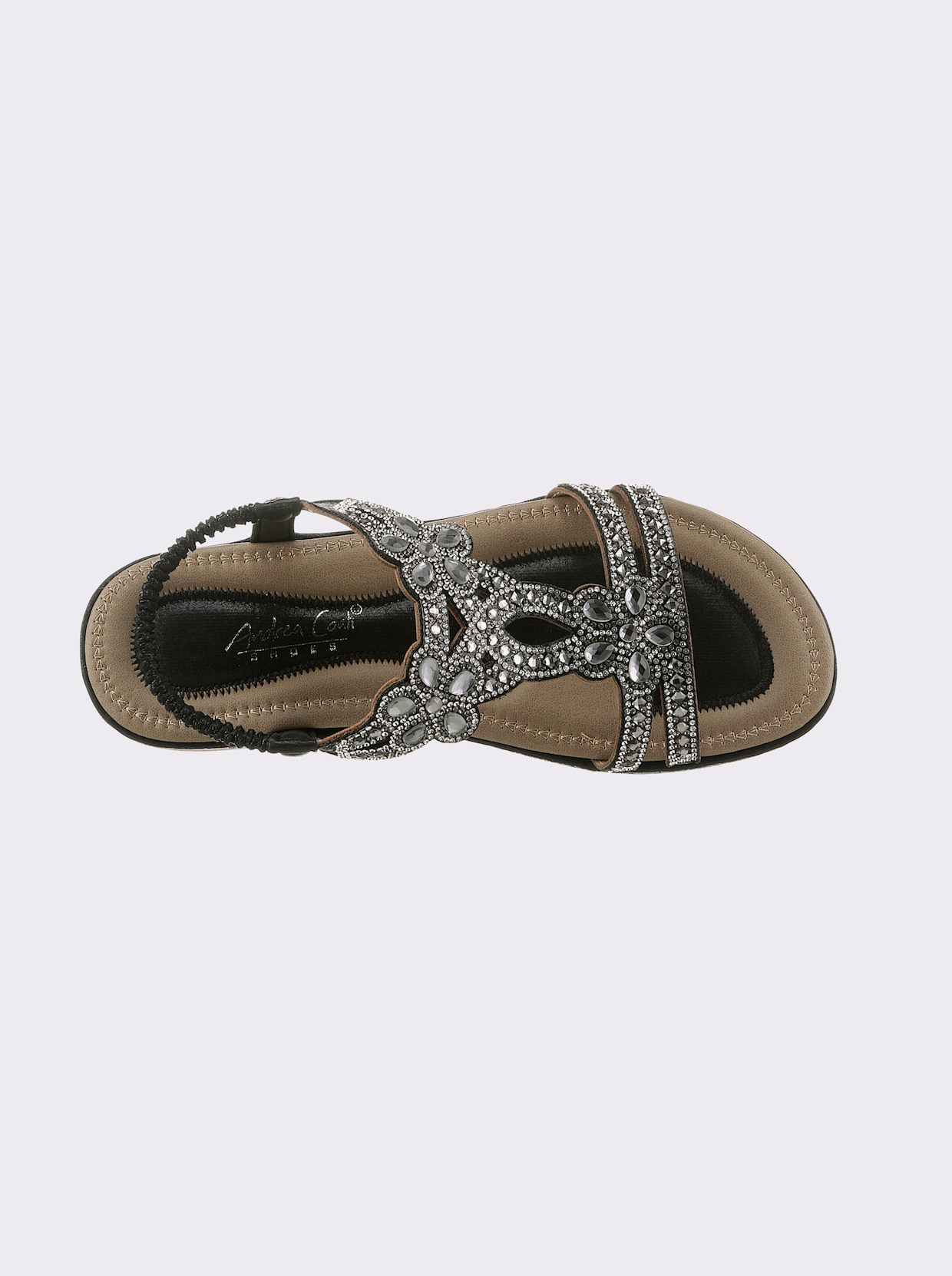 Andrea Conti Sandalen - zwart