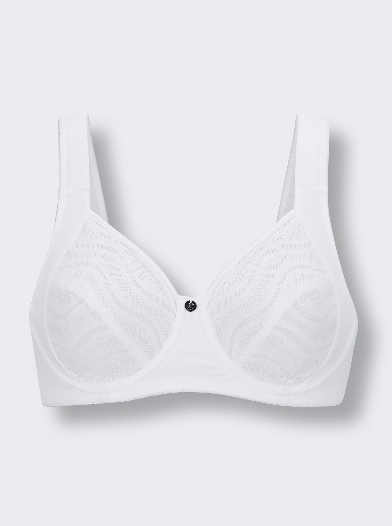 wäschepur Entlastungs-BH mit Bügel und verstellbaren Komfortträgern - weiß