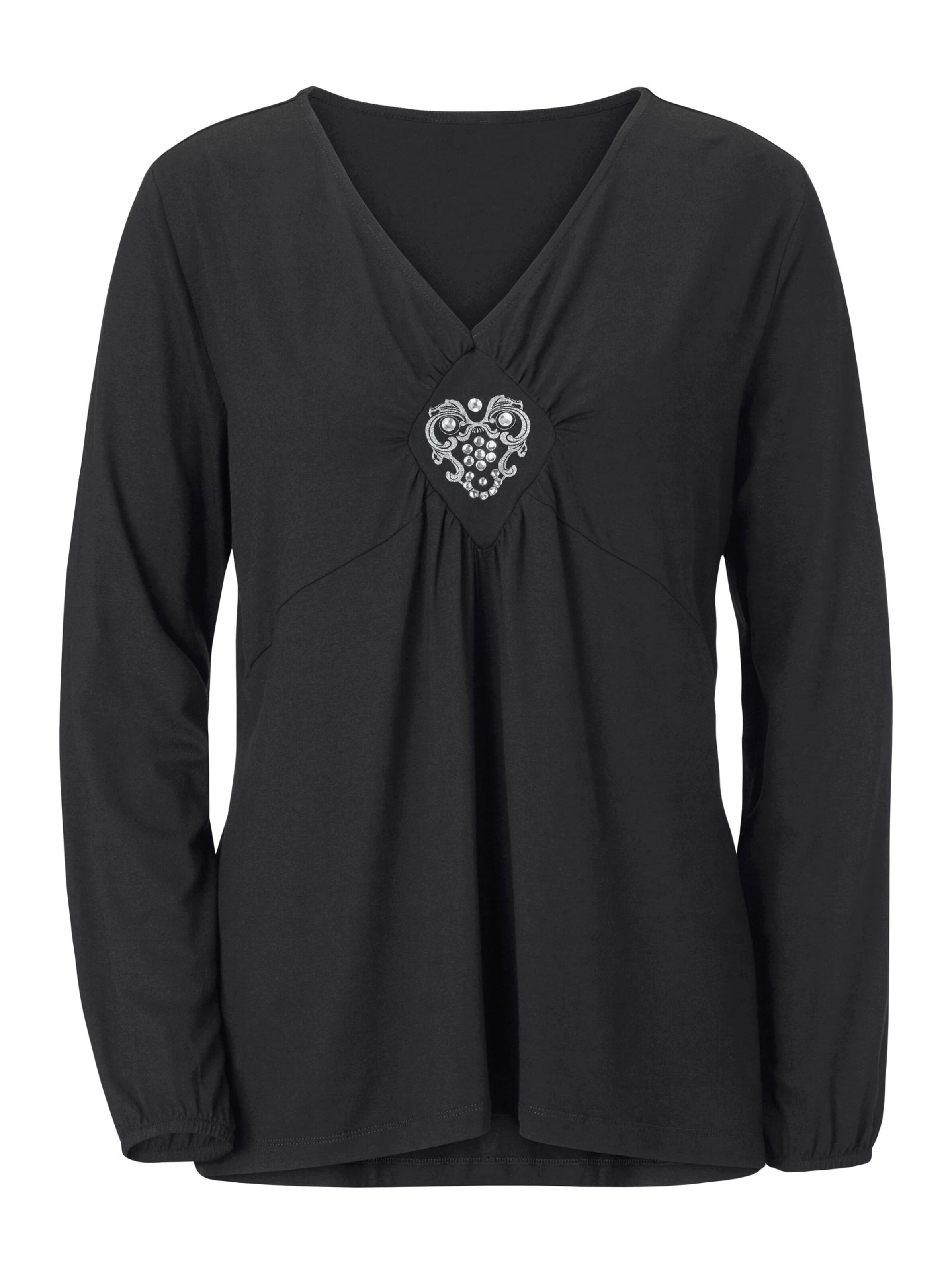 Fair Lady Shirttunika - schwarz