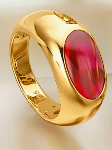 Bague - rouge