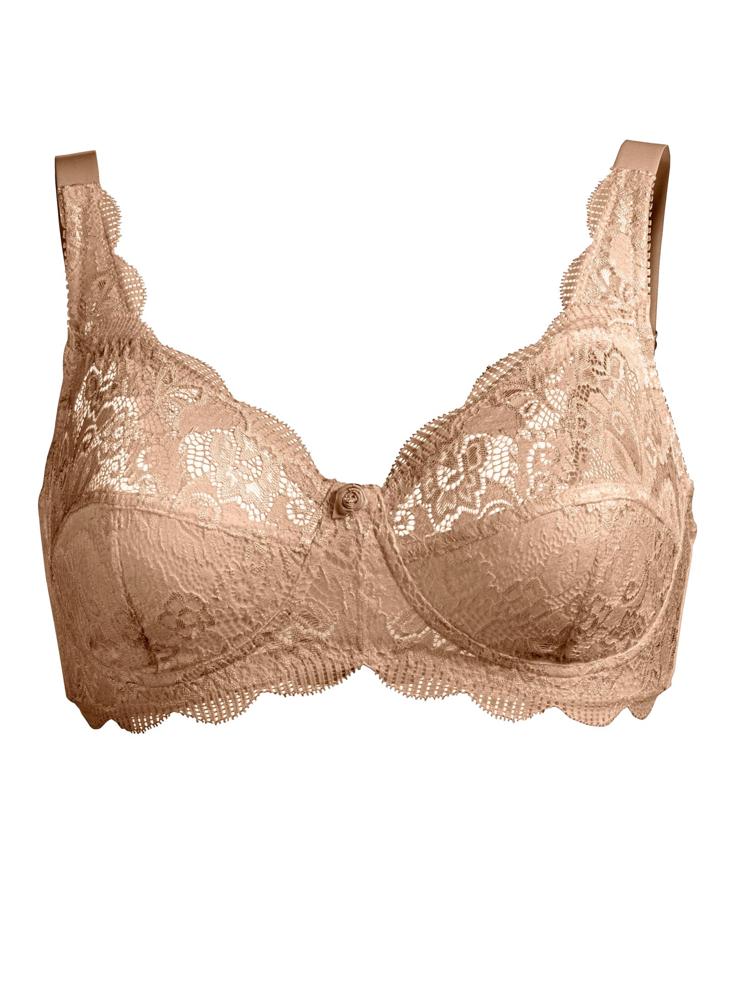 BH ohne Bügel - champagner + haut