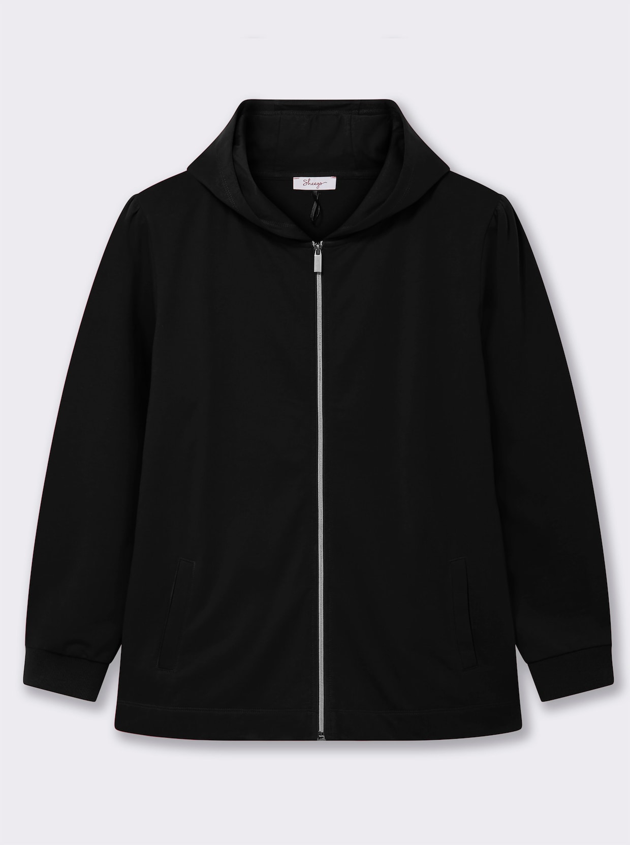 sheego Sweatjacke - schwarz