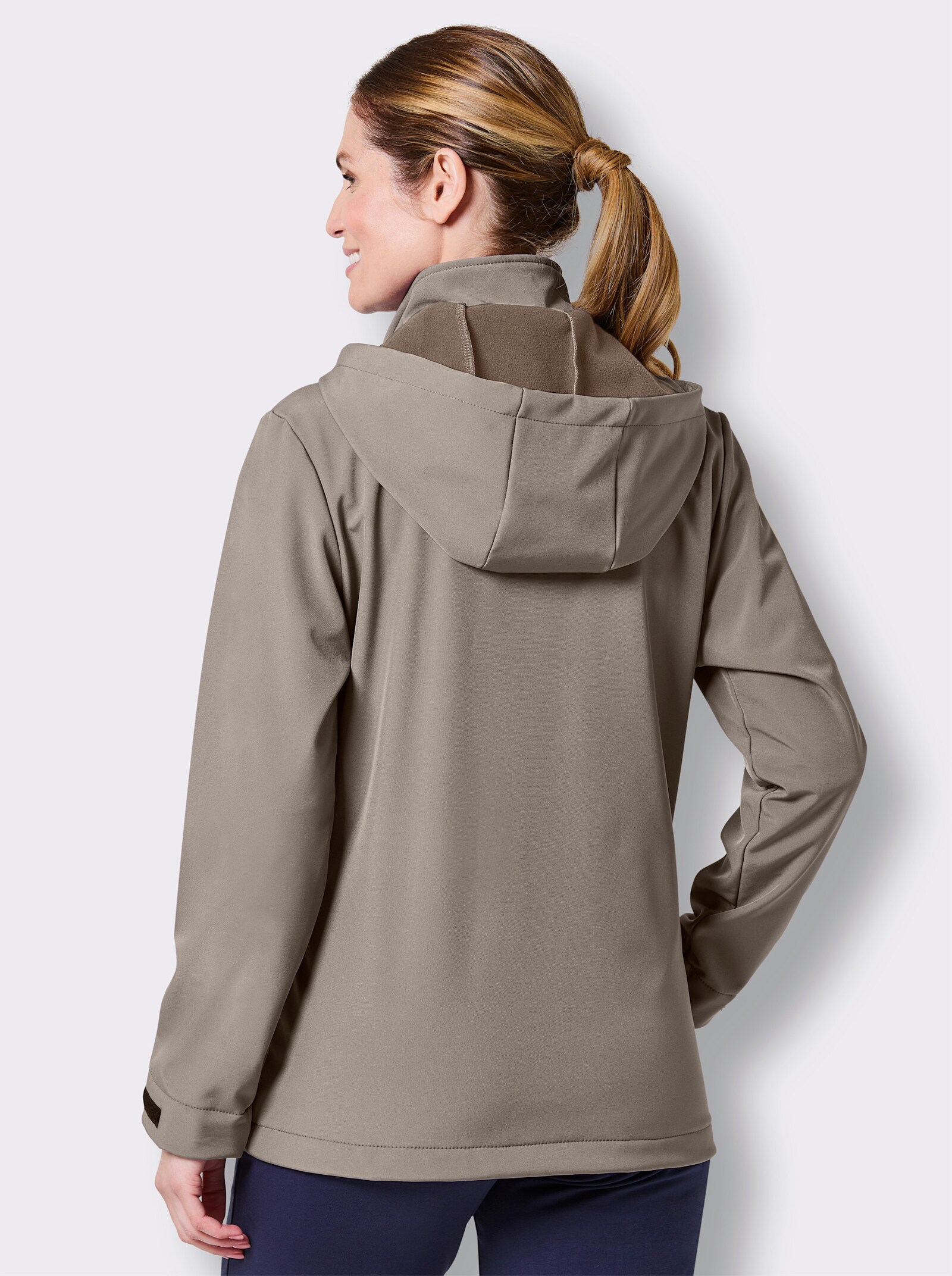 Catamaran Sports Funktionsjacke mit Fleece-Innenseite - taupe