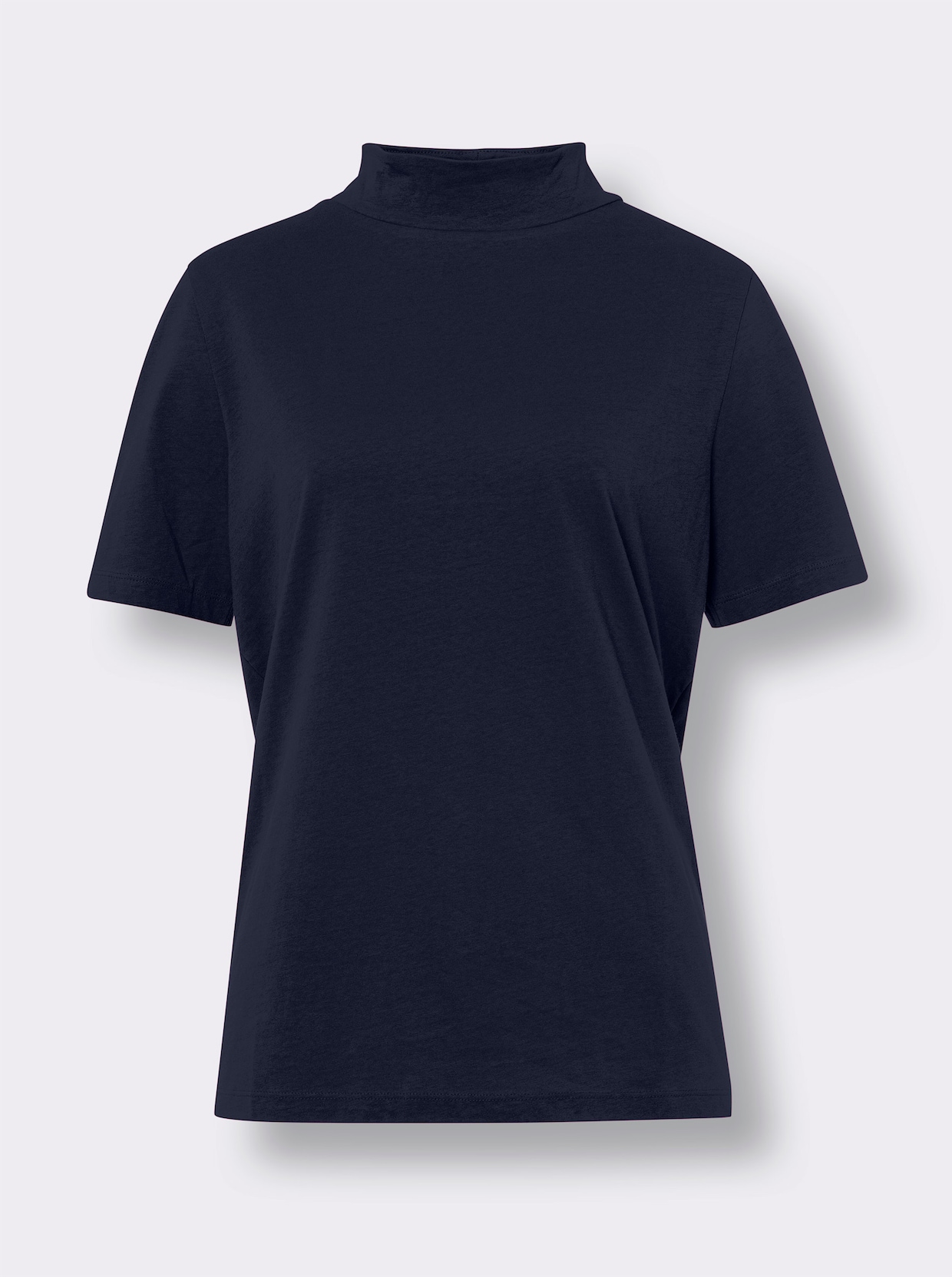 Shirt met opstaande kraag - marine