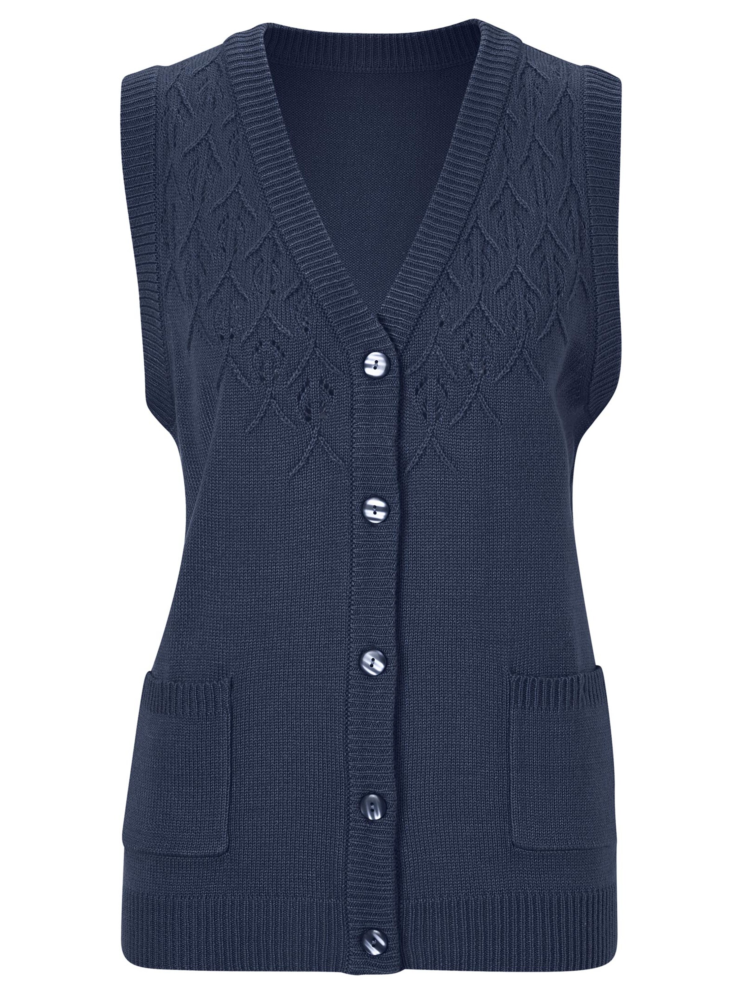 Strickweste - marine