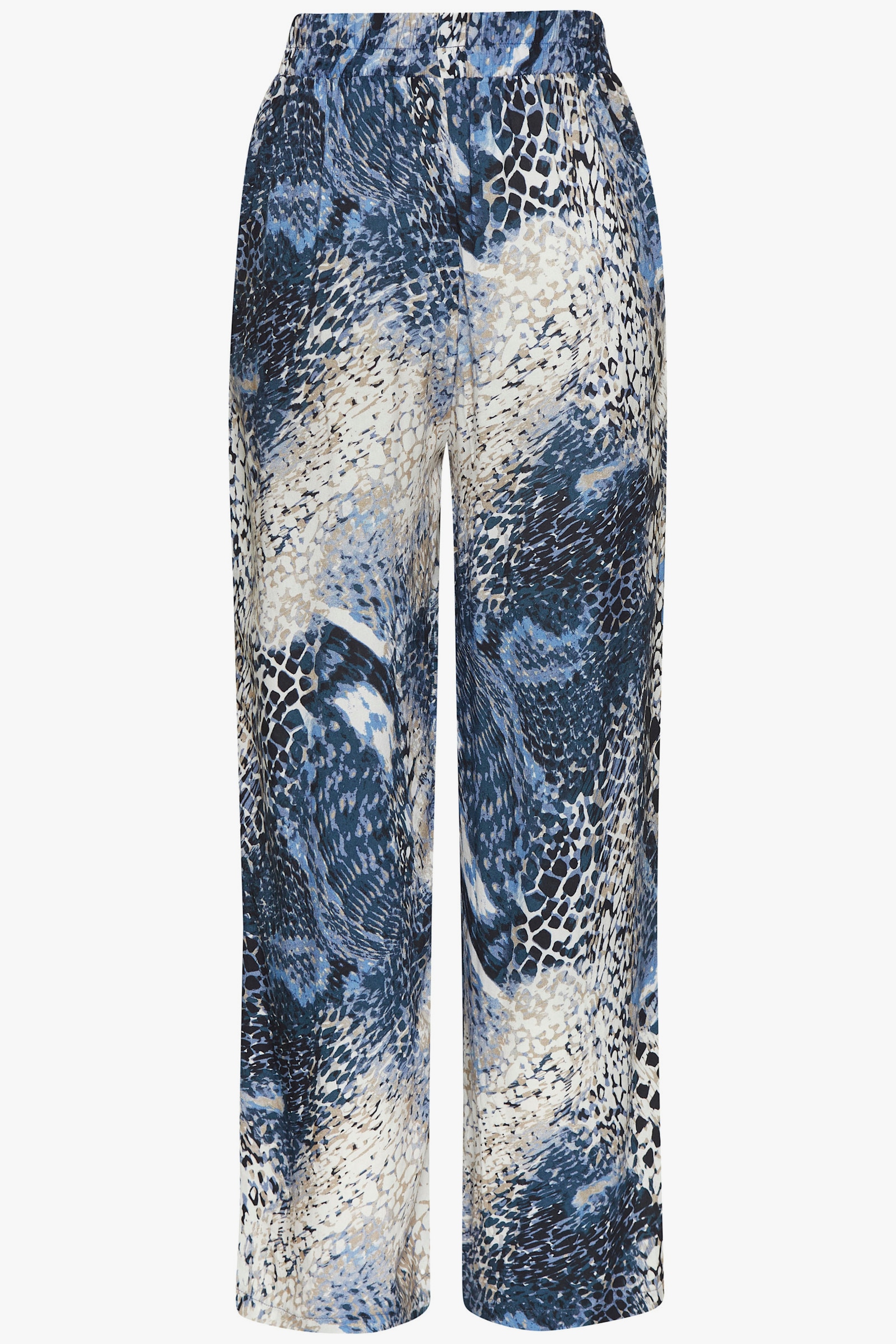 LASCANA Palazzohose - blau bedruckt