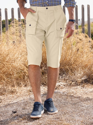 Bermudas in Twill-Qualität - sand