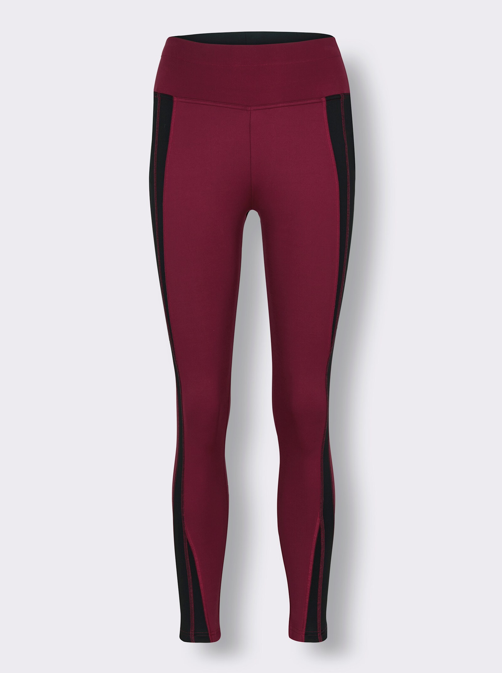 Catamaran Sports Funktionstights mit Kontrast-Einsätzen - bordeaux