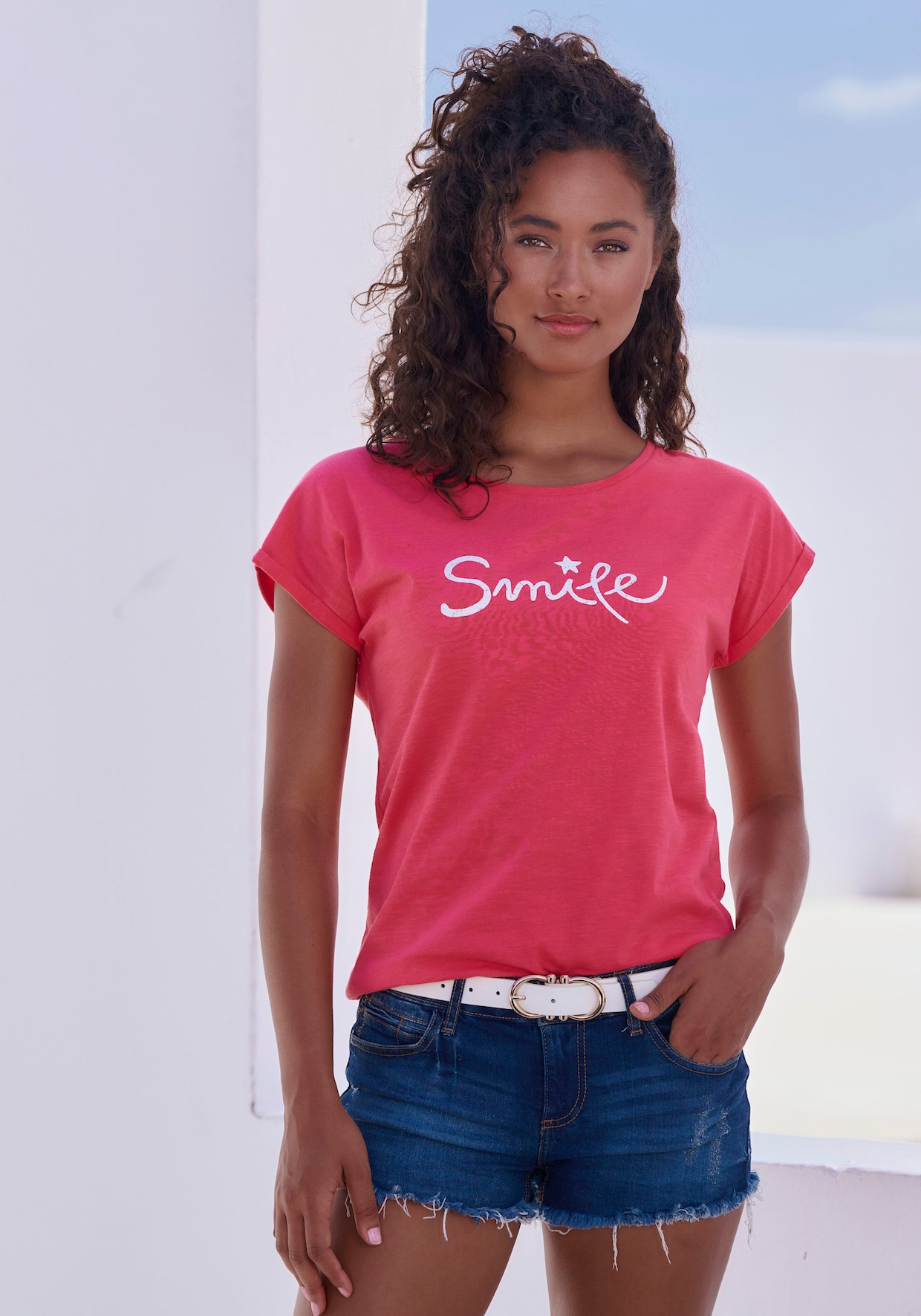 Beachtime T-shirt - corail