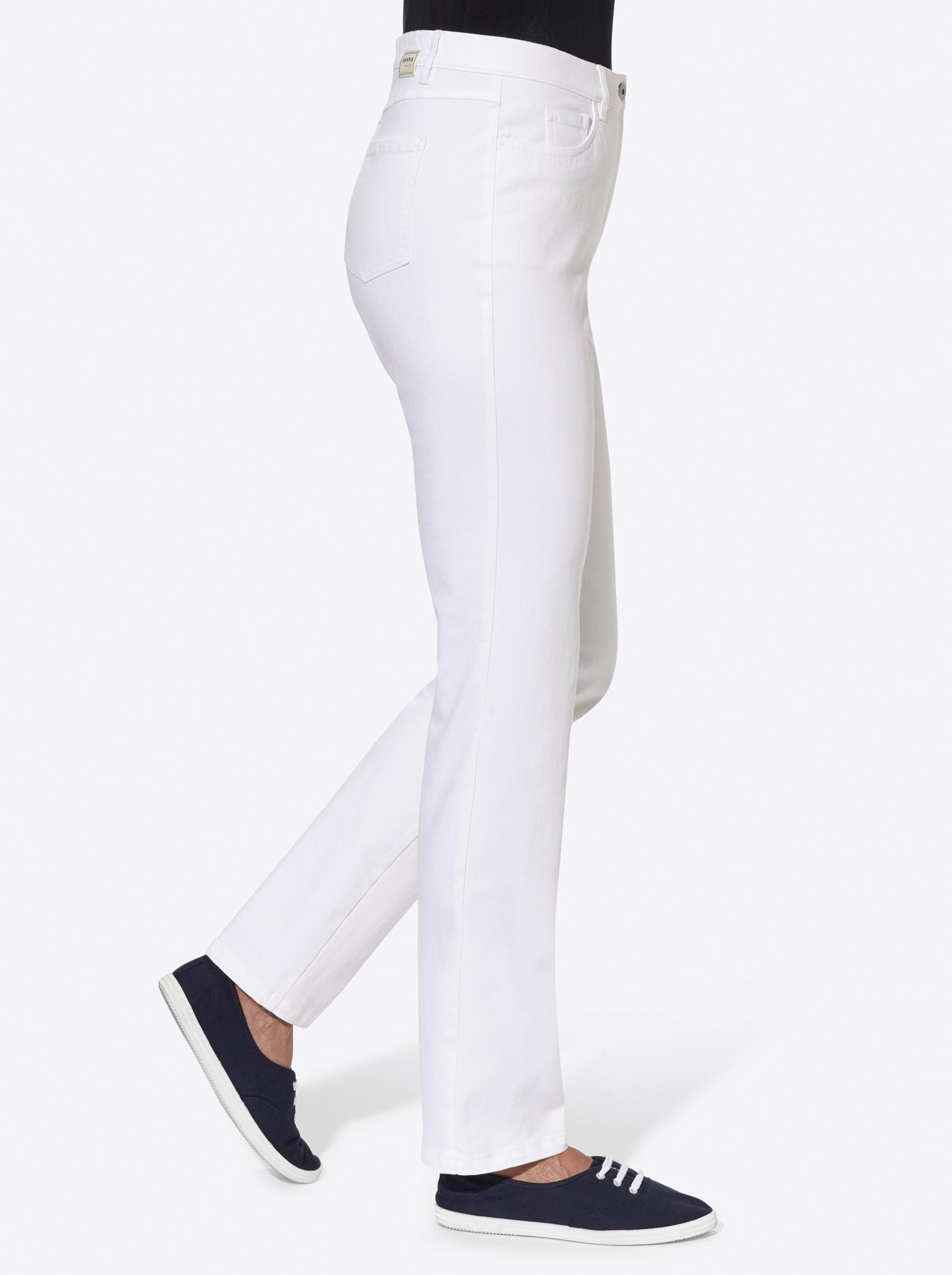 Damenmode Hosen Cosma 5-Pocket-Hose in weiß 