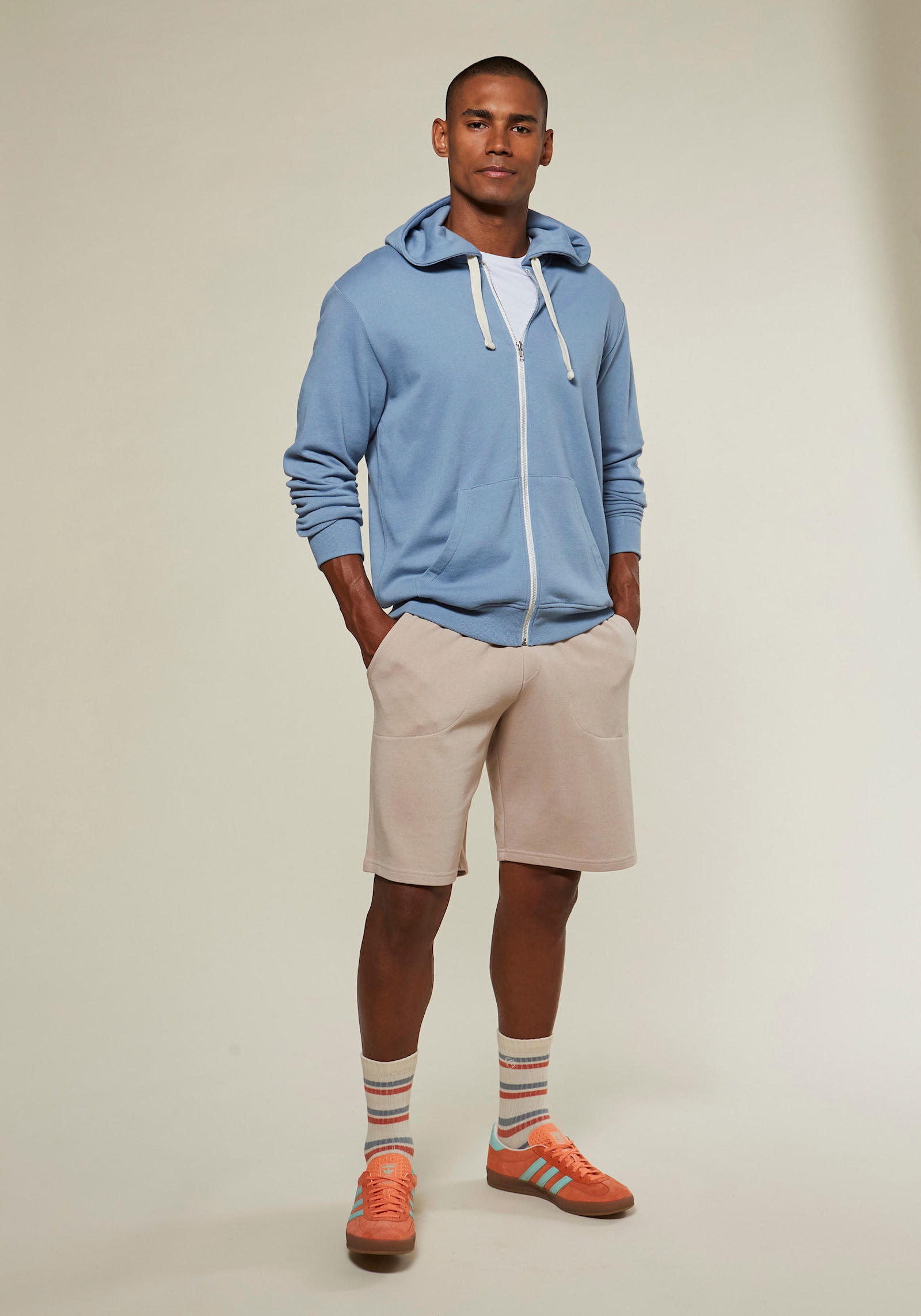 KangaROOS Kapuzensweatjacke - hellblau