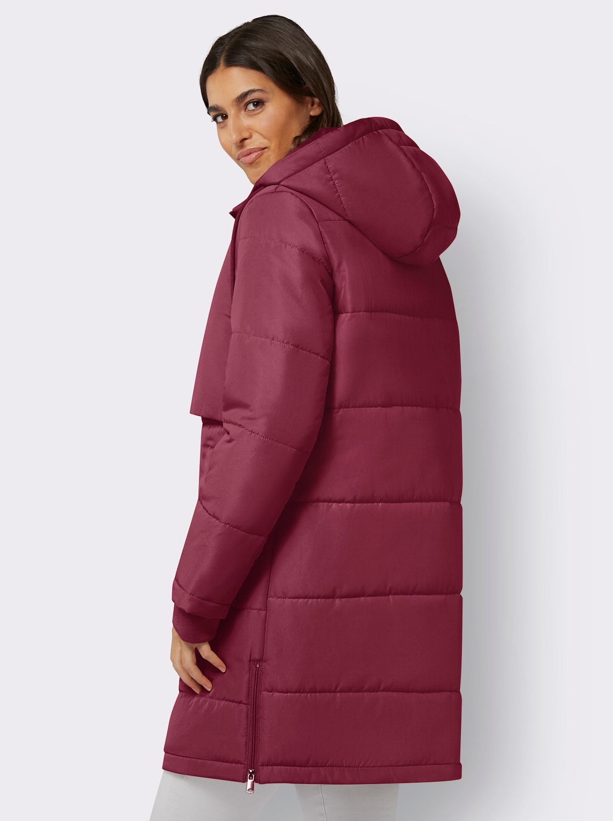 Longjacke - bordeaux