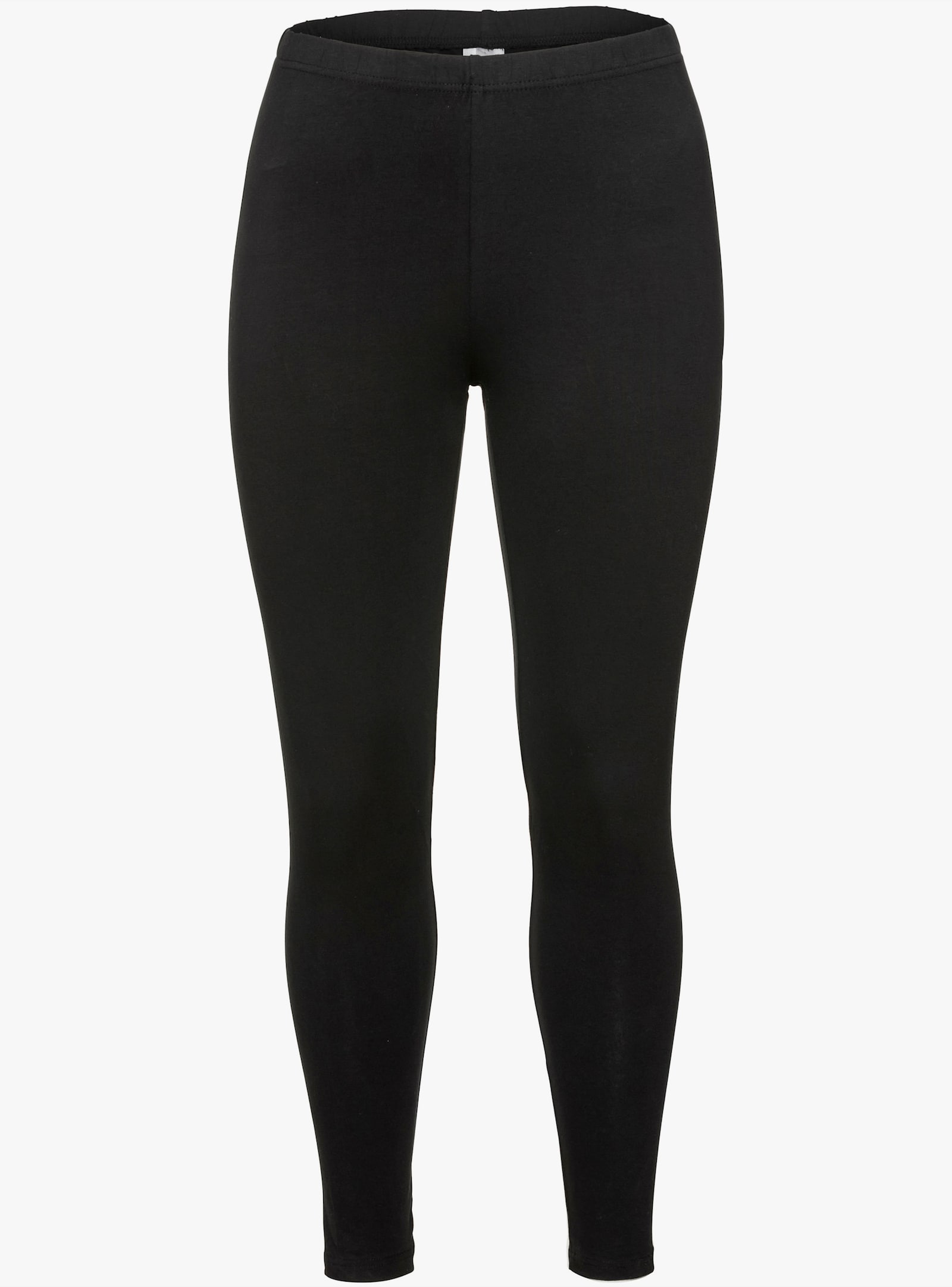 sheego Legging avec ceinture élastique - noir