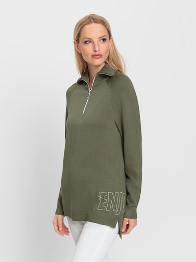 heine Pullover - kaki