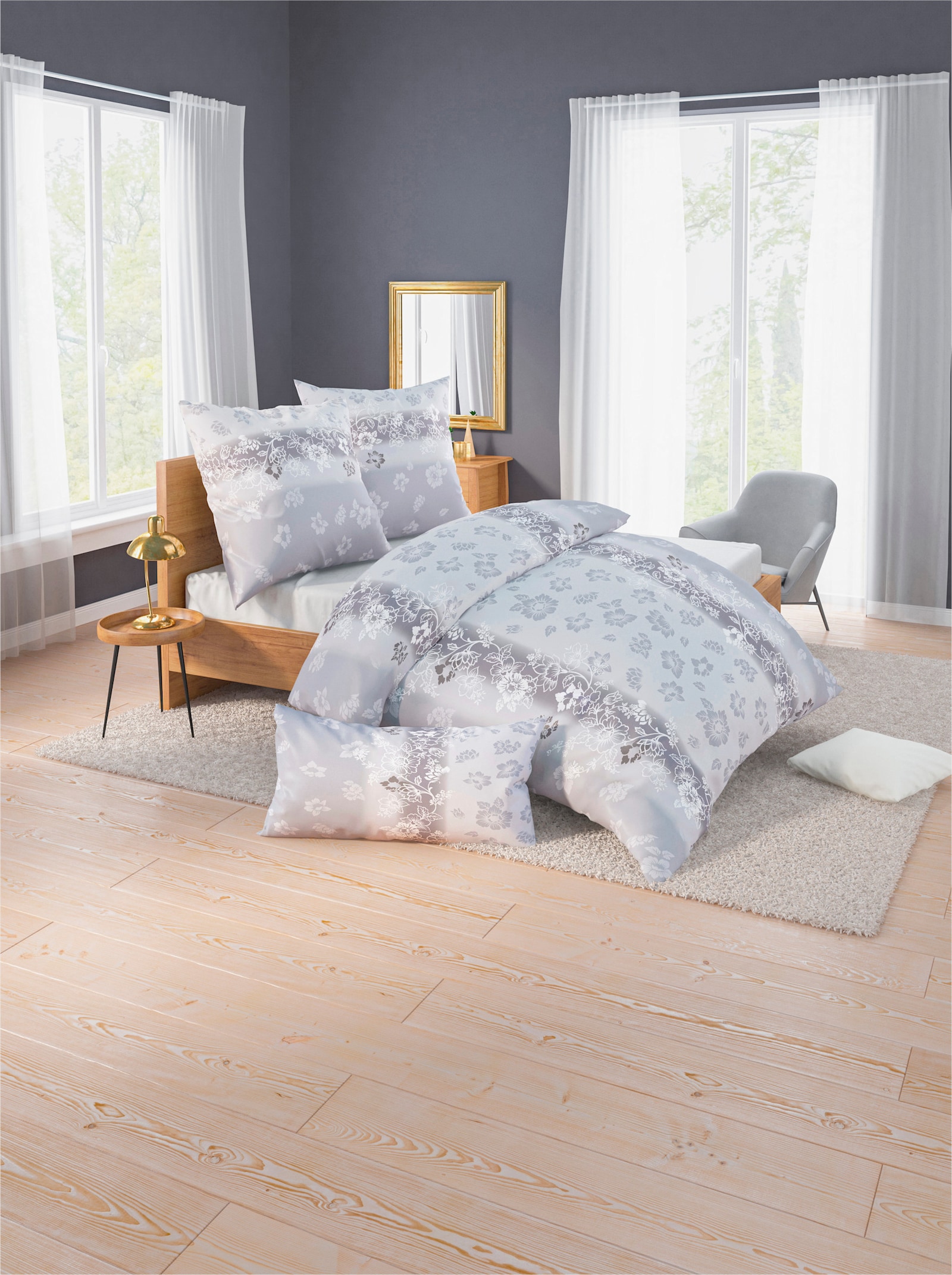 Bierbaum Bedtextiel - zilverkleur