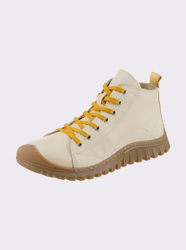 Andrea Conti Schnürstiefelette - creme-gelb