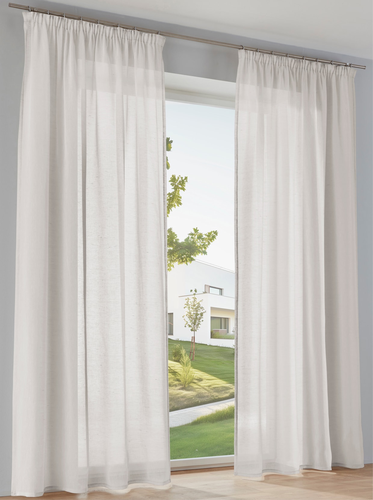 heine home Decoratieve vitrage - wit