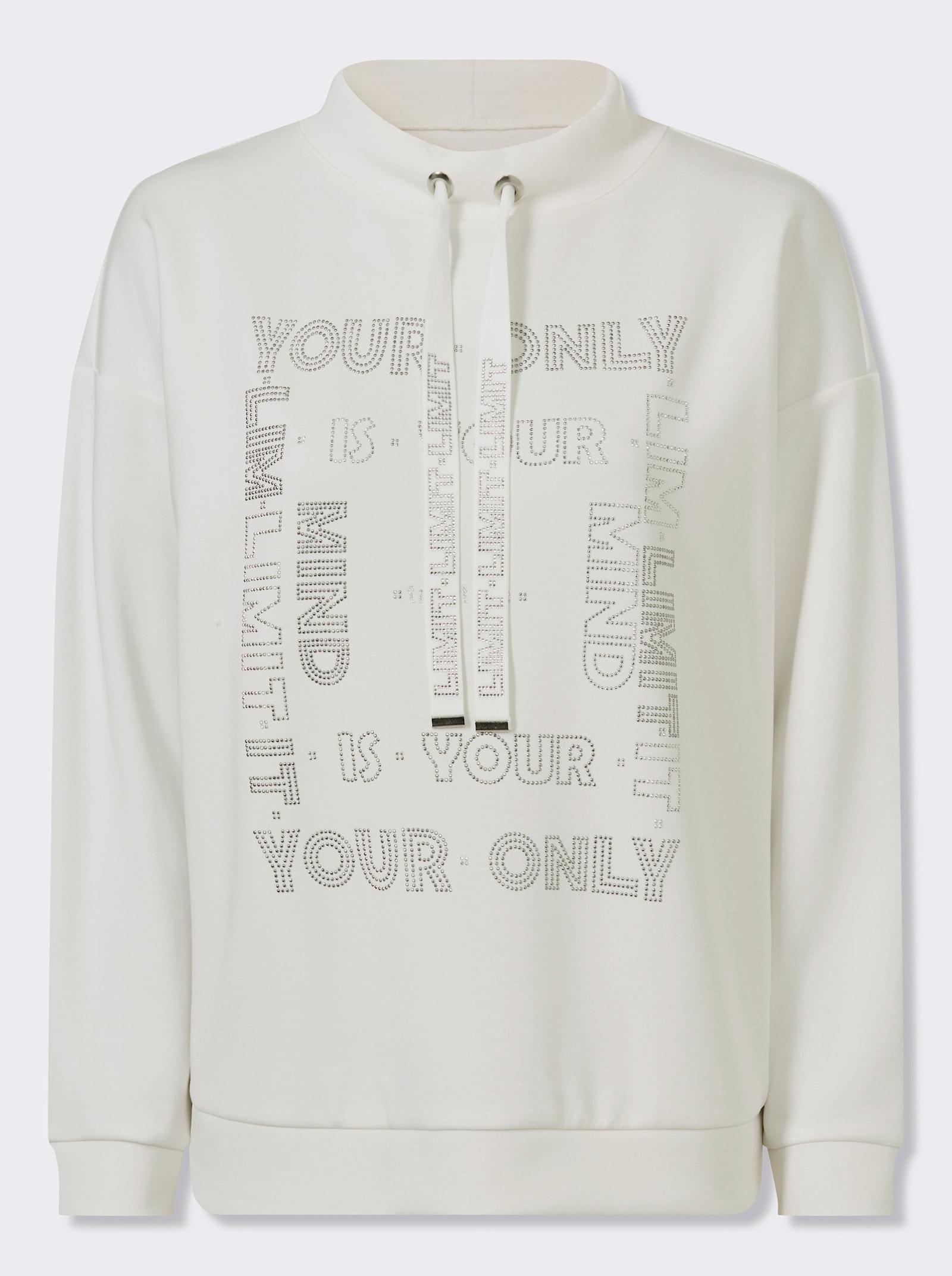 heine Stehkragenshirt - ecru