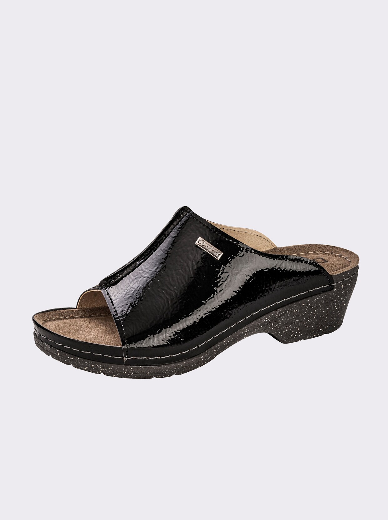 Dr. Feet huisschoenen - zwart