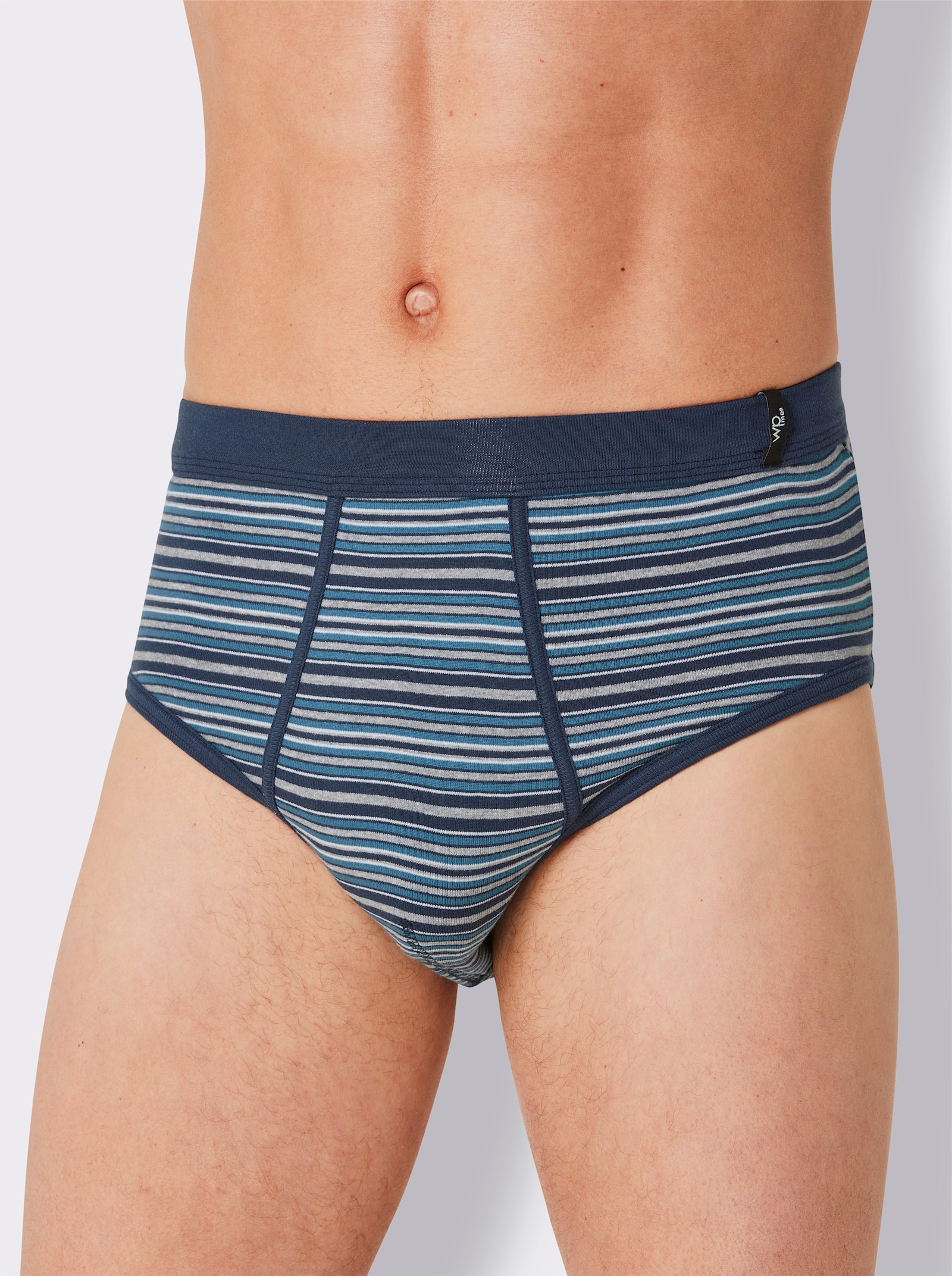 wäschepur men Slip - topaas + donkerblauw + bordeaux