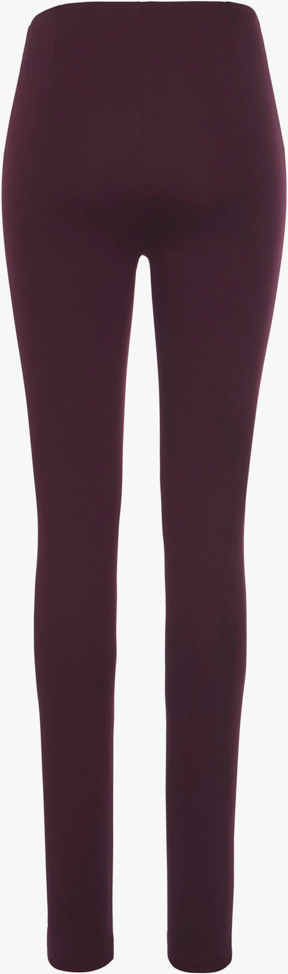 LASCANA Legging taille haute - lie de vin