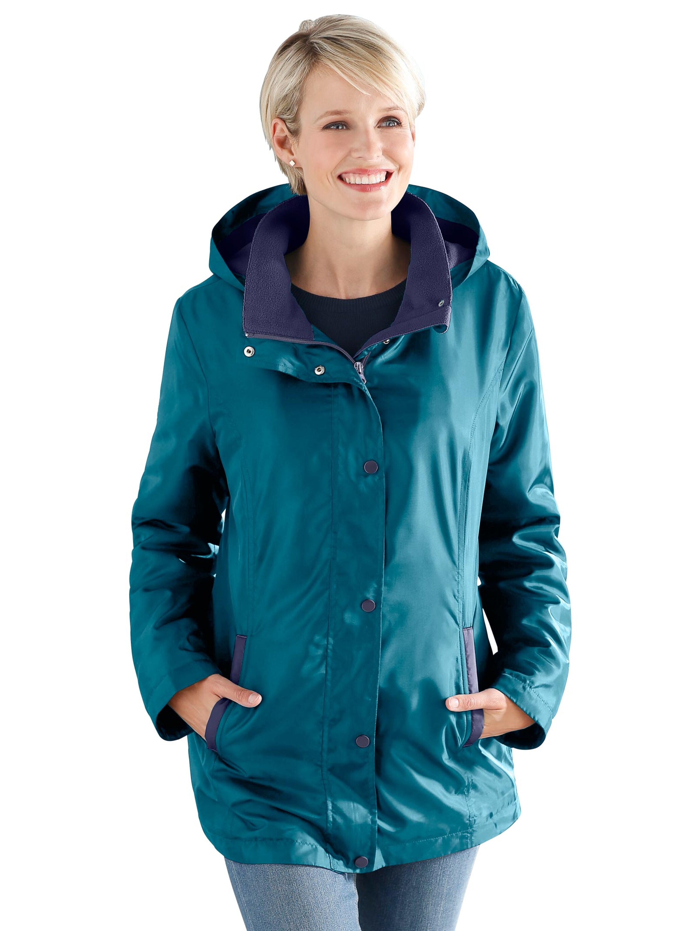 Jacke - aquapetrol-nachtblau