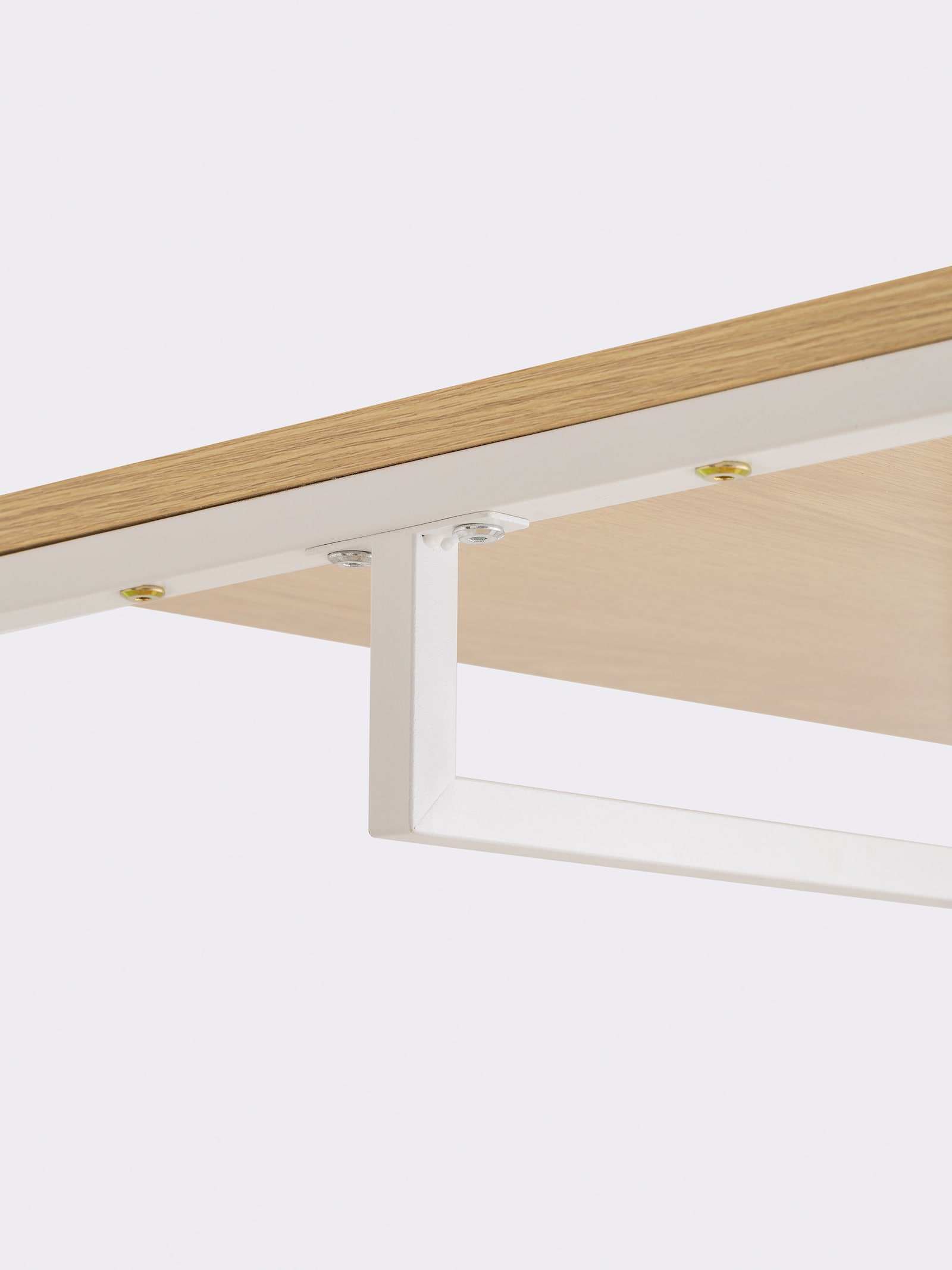 heine home Hochschrank - weiß-natur